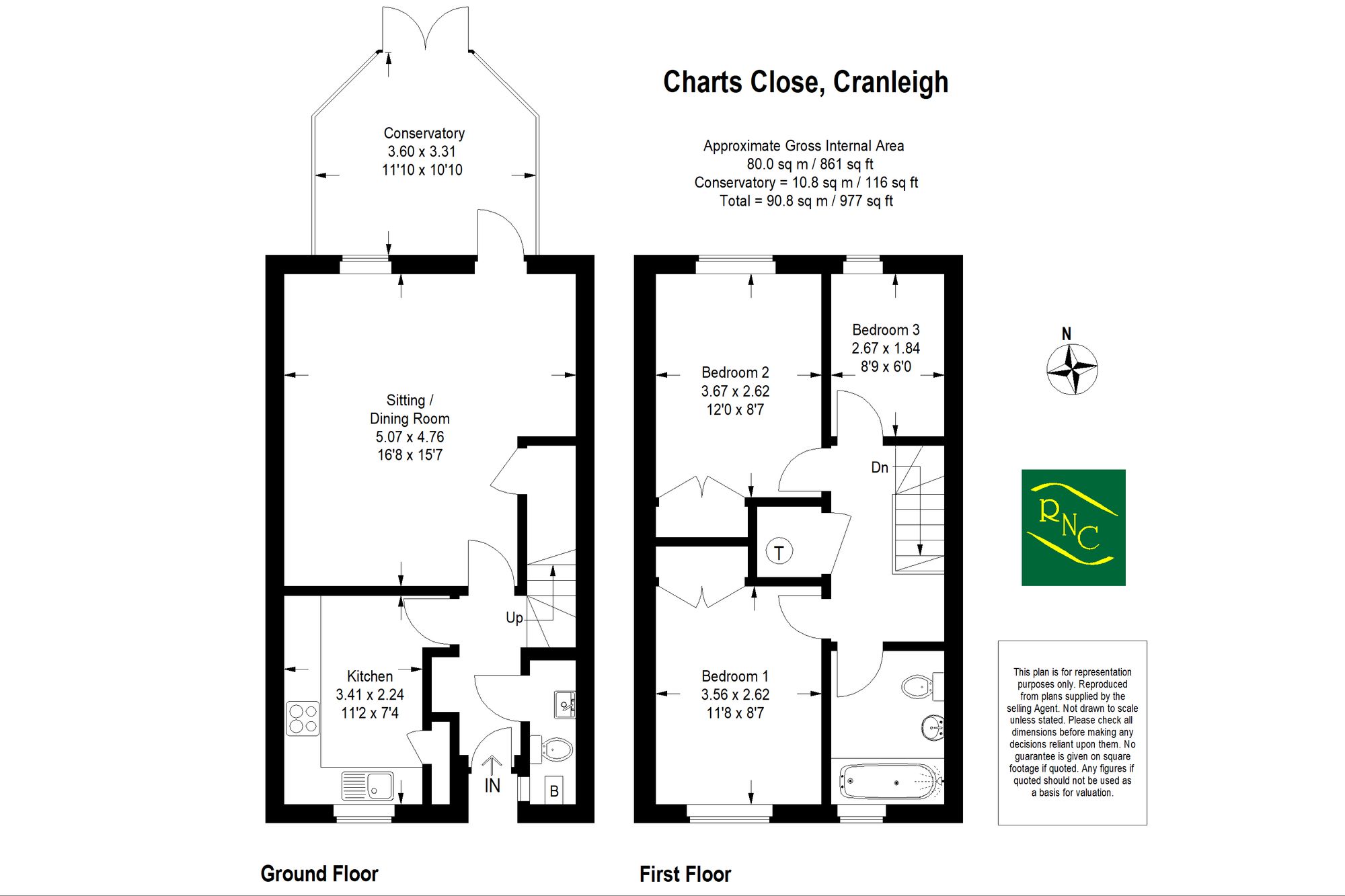 7 Charts Close, Cranleigh floorplan