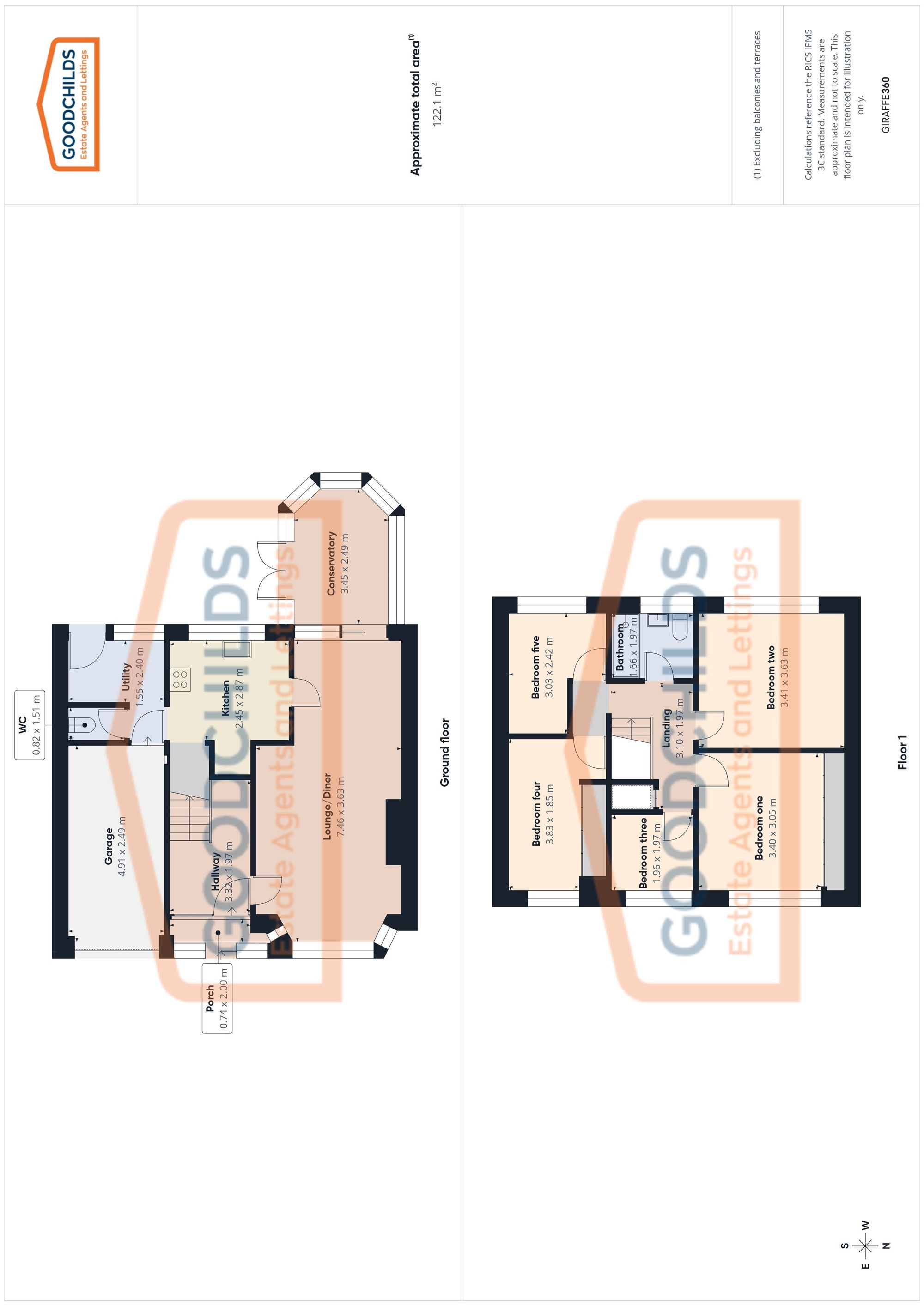 17 Canterbury Close, Walsall floorplan