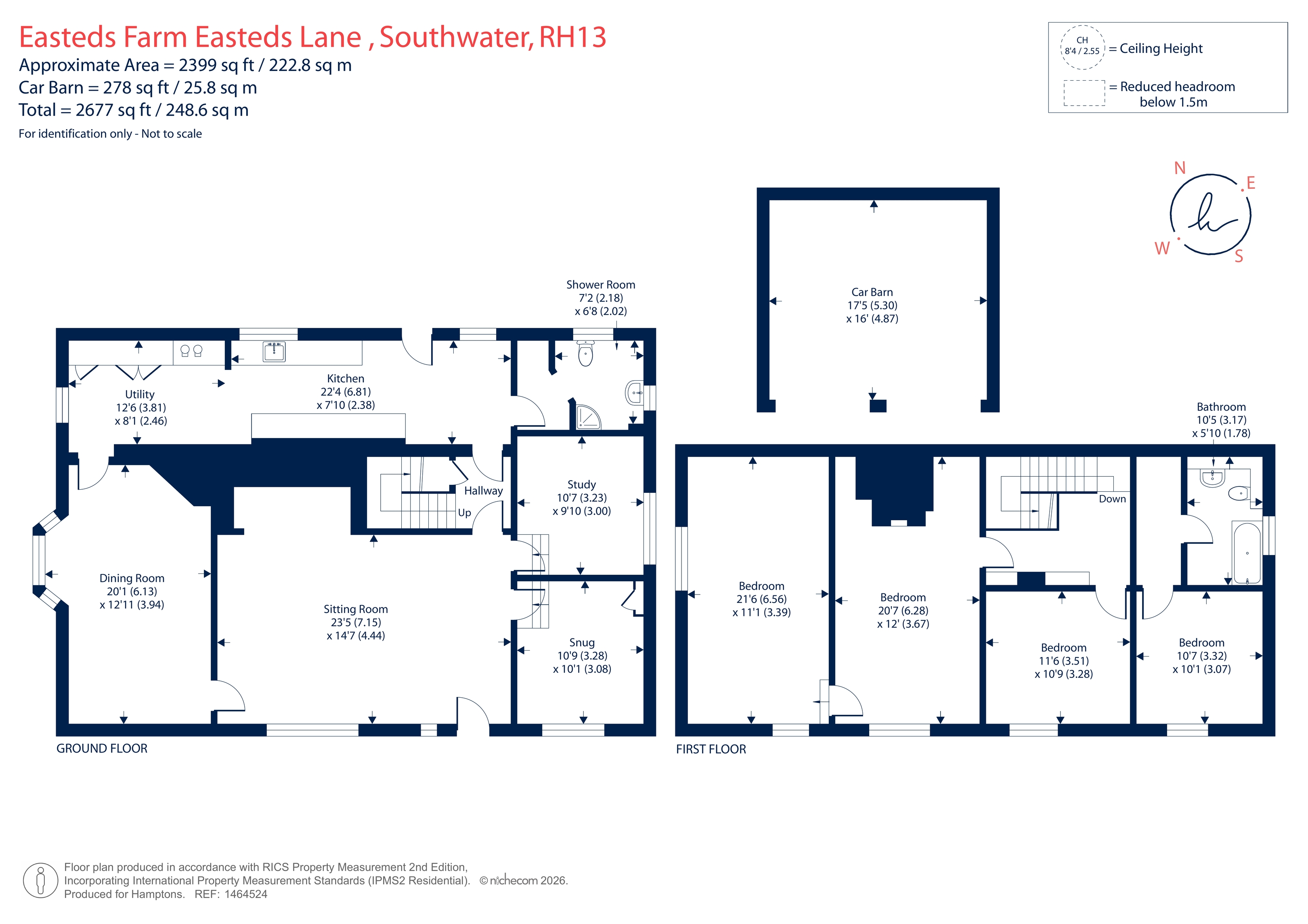 Easteds Farm, Easteds Lane, Southwater floorplan