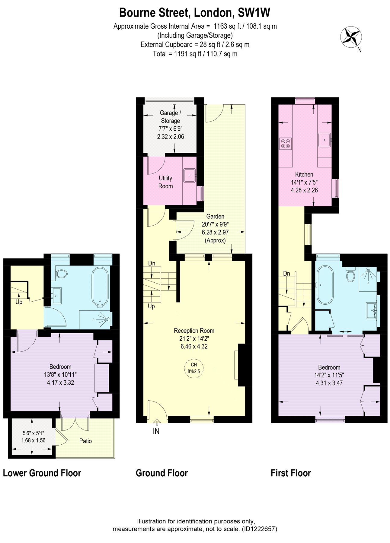 58, Bourne Street, Belgravia floorplan