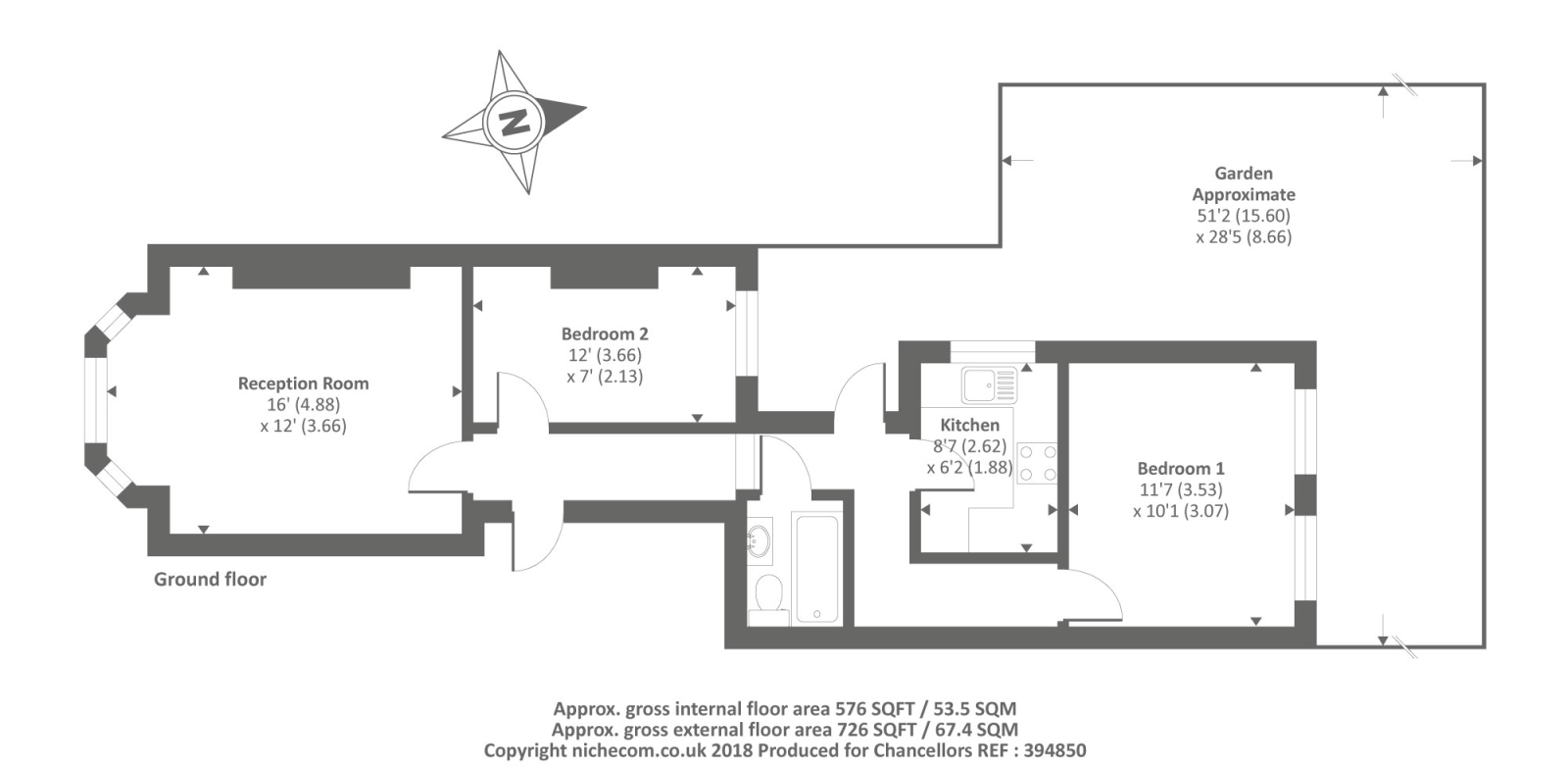 2 Bedrooms Flat to rent in Richmond, Surrey TW9