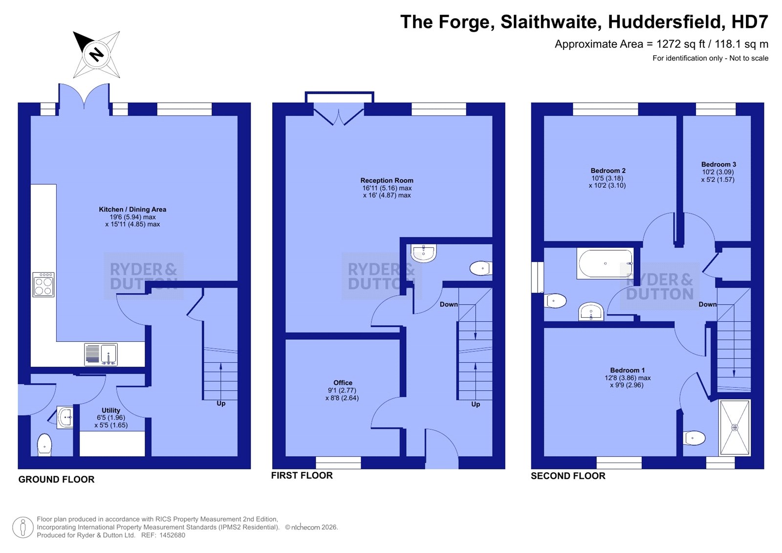 3, The Forge, Huddersfield floorplan
