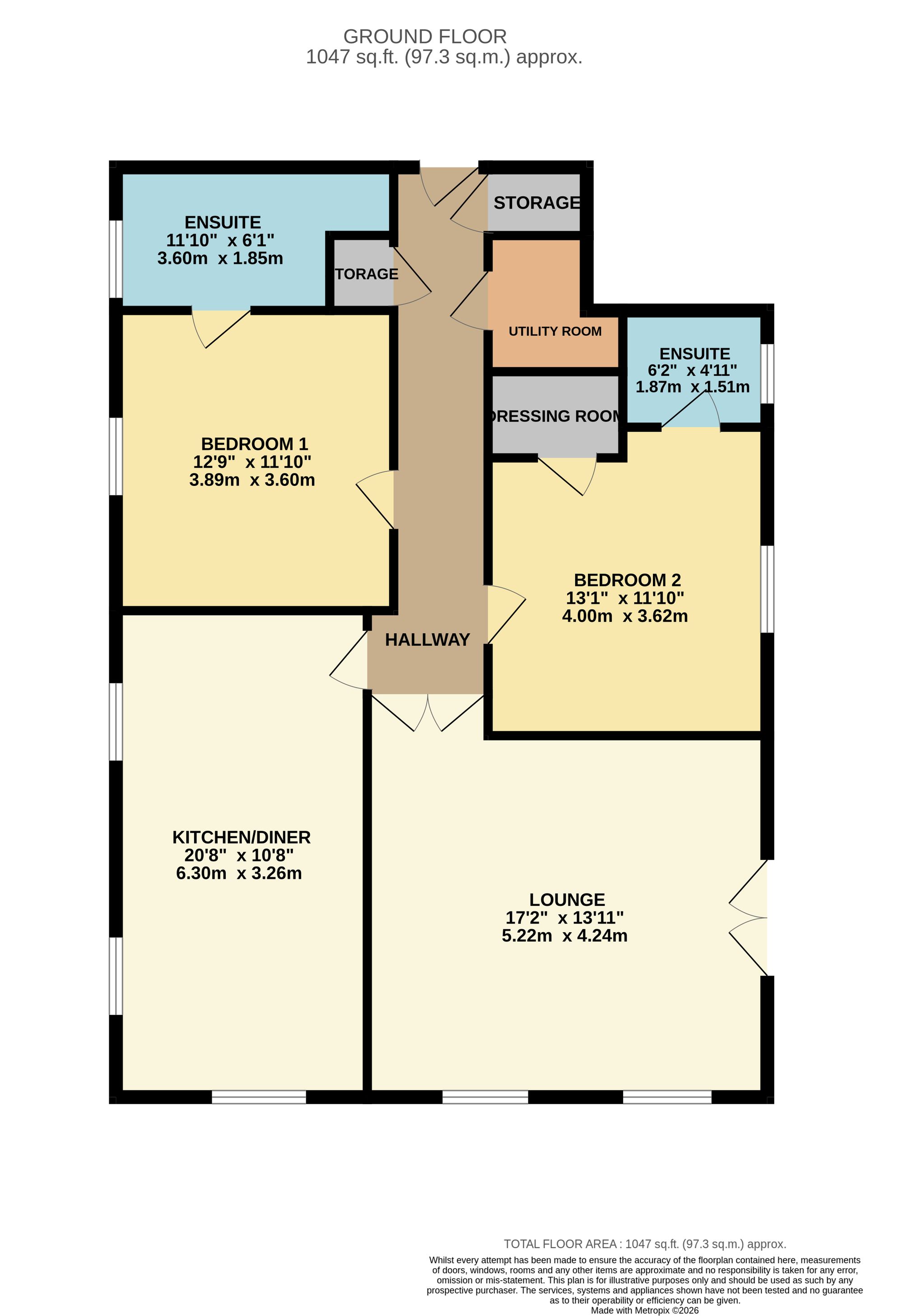 2e Lodge View Lodge Mill Lane, Bury floorplan