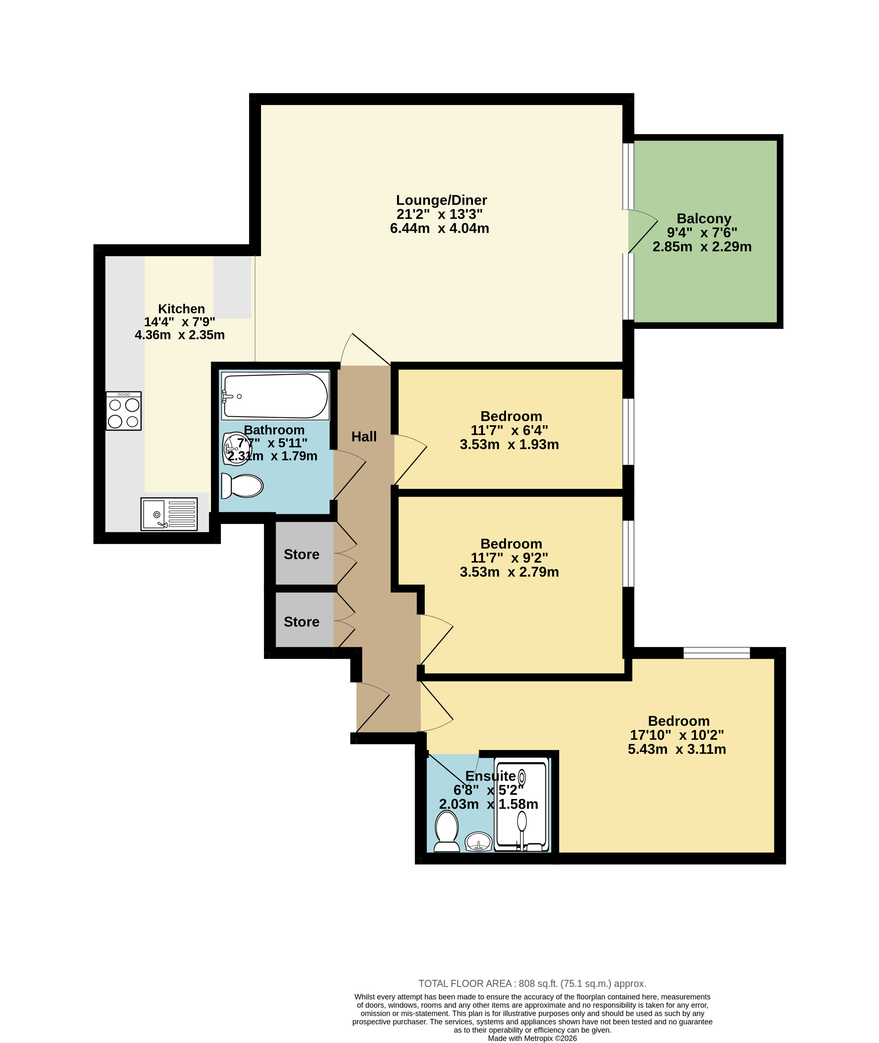 115, Westwood Drive, Kent floorplan