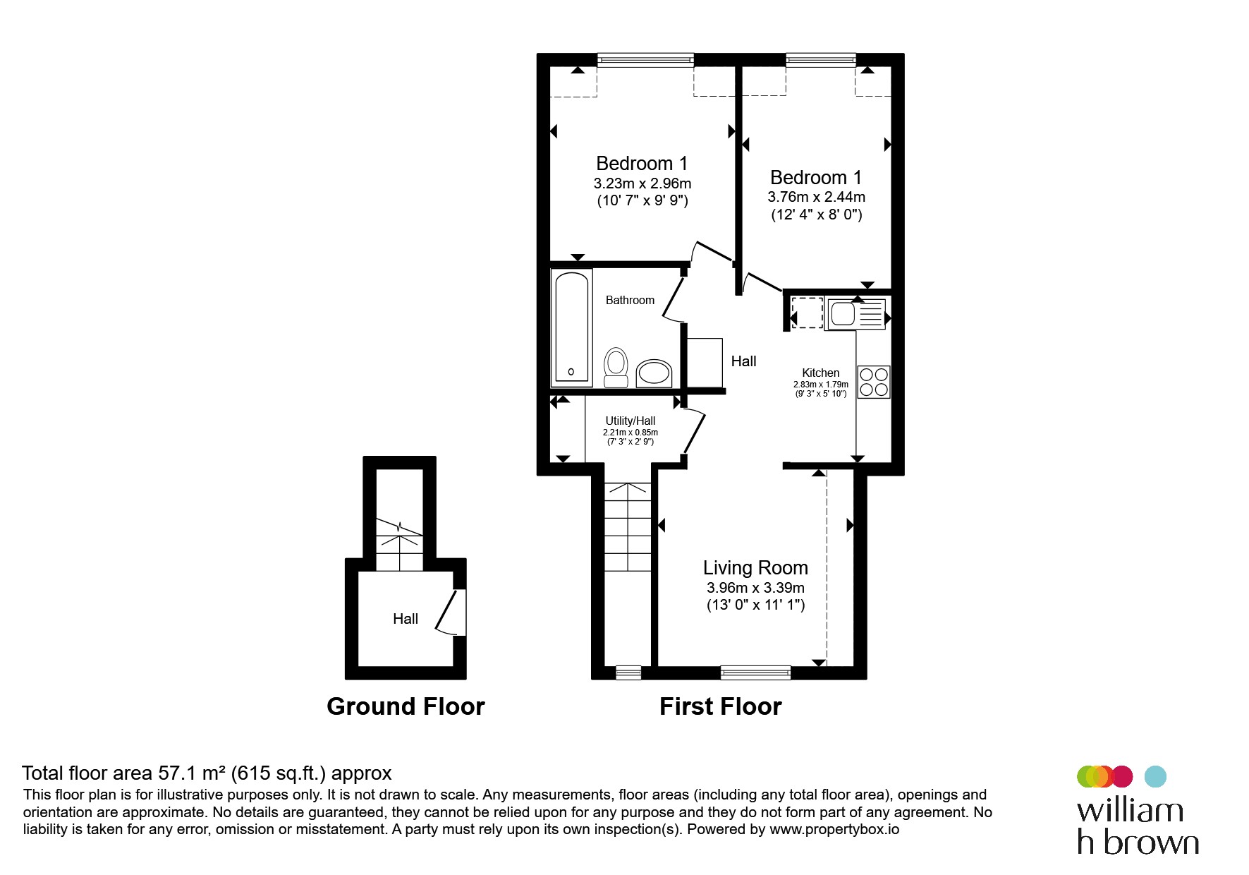 Flat 8,, 85, Old Park Road, Leeds floorplan