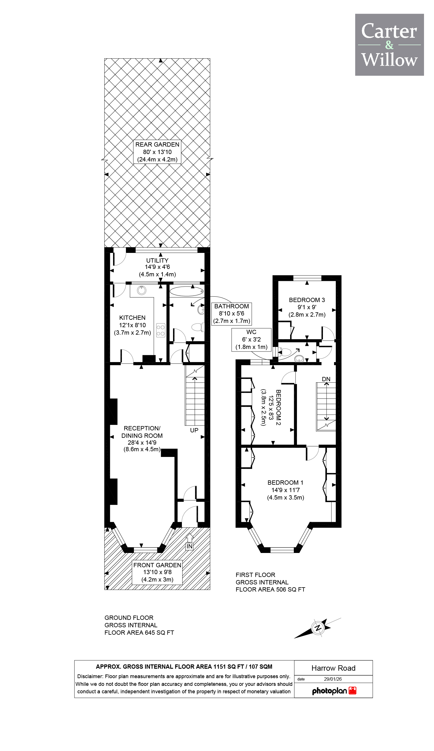 5, Harrow Road, Barking floorplan