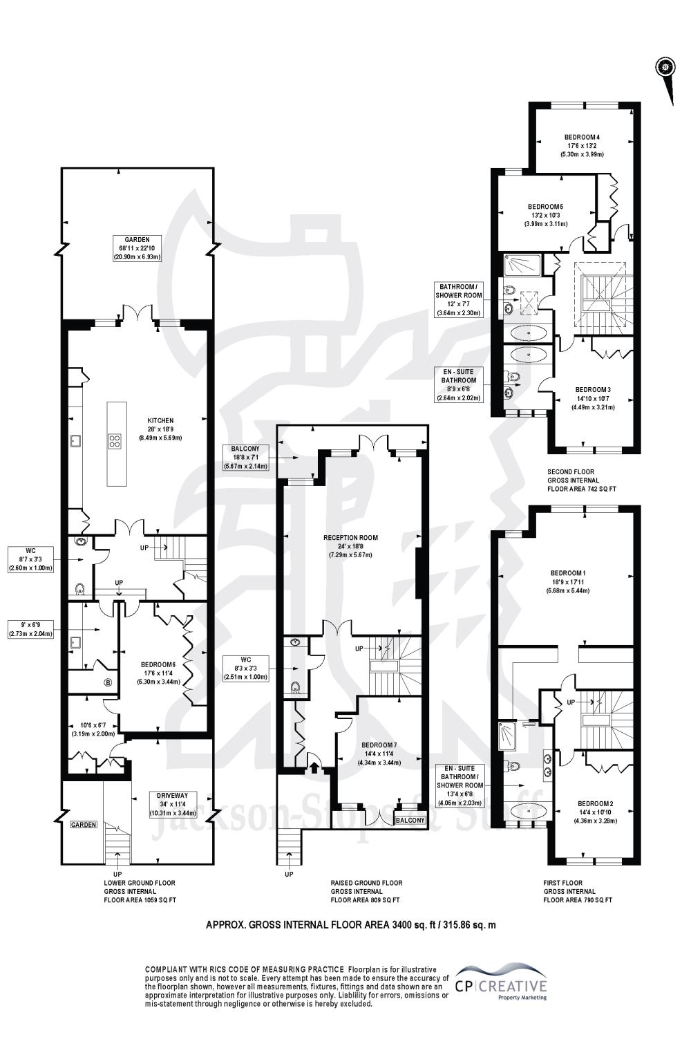 5 Bedrooms Detached house to rent in Queensmere Road, Wimbledon SW19