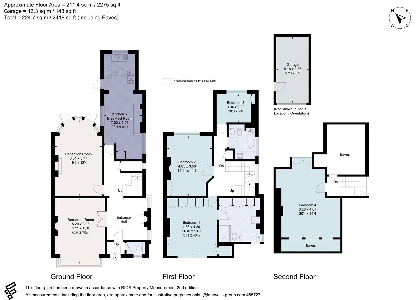 7, Lyndale Avenue, London floorplan