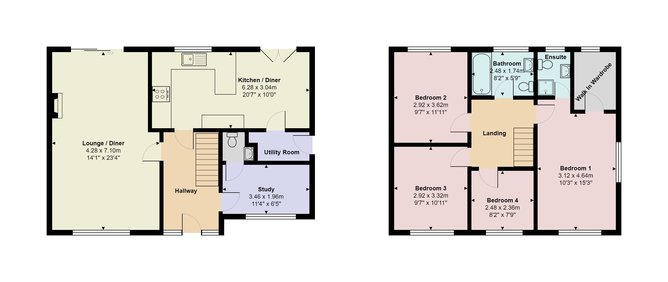 4 Bedrooms Semi-detached house for sale in Livingstone Road, Tilgate, Crawley RH10