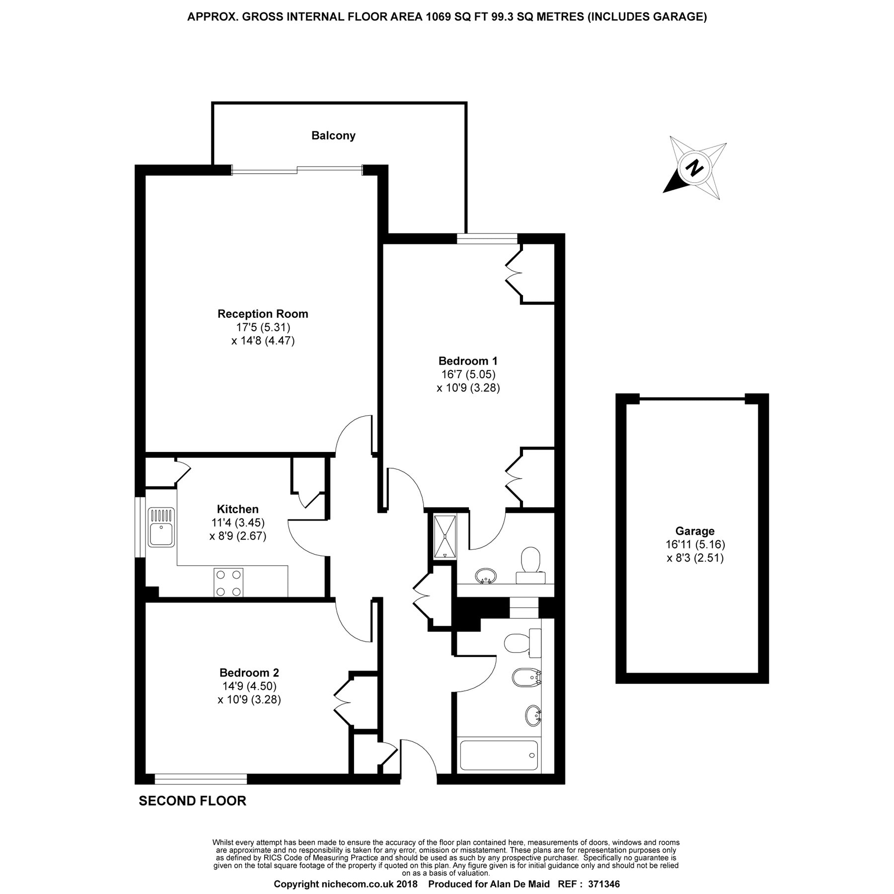 2 Bedrooms Flat for sale in Shannon Way, Beckenham BR3