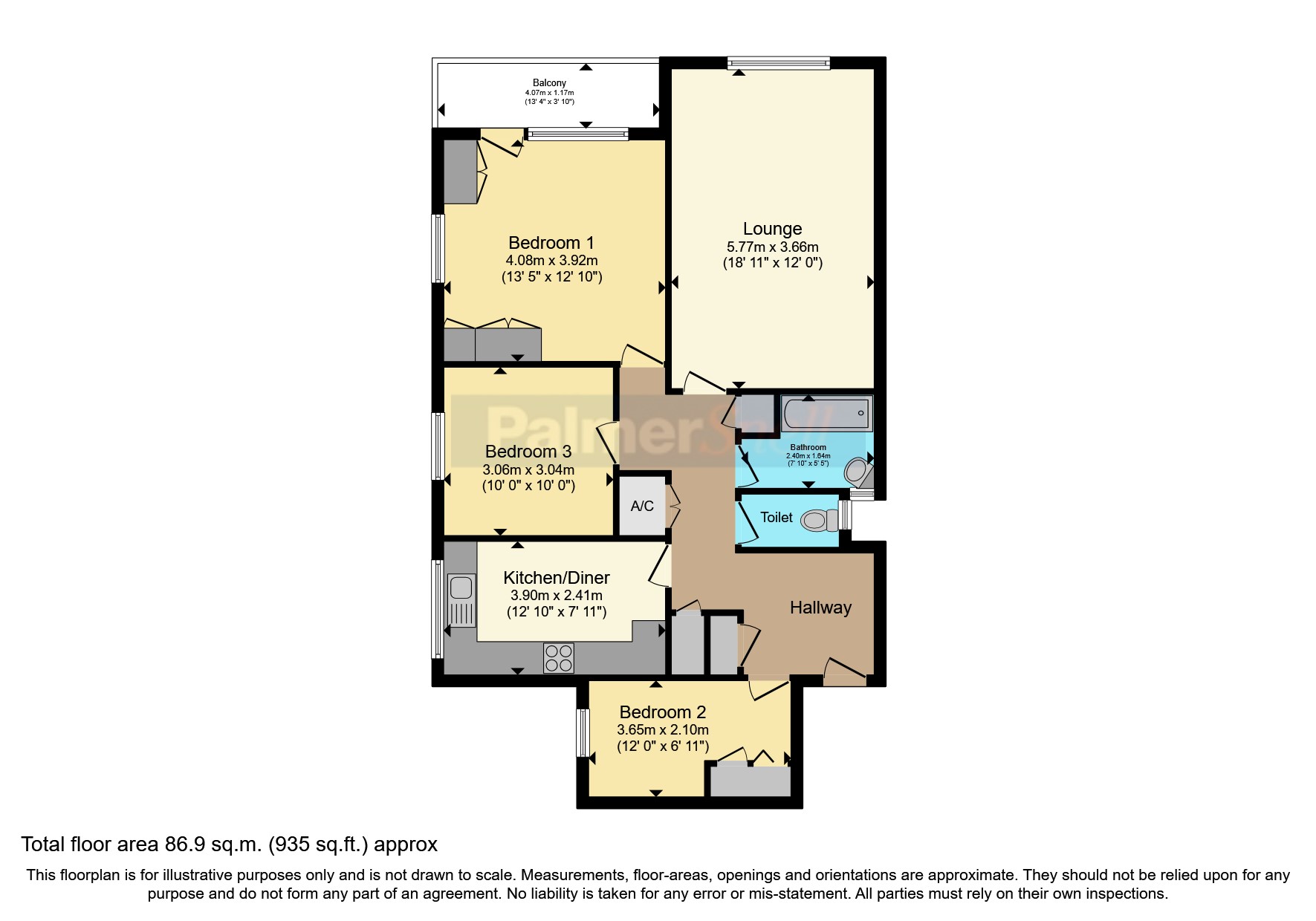 West Cliff Road, Westcliff, Bournemouth, Dorset BH4, 3 bedroom flat for
