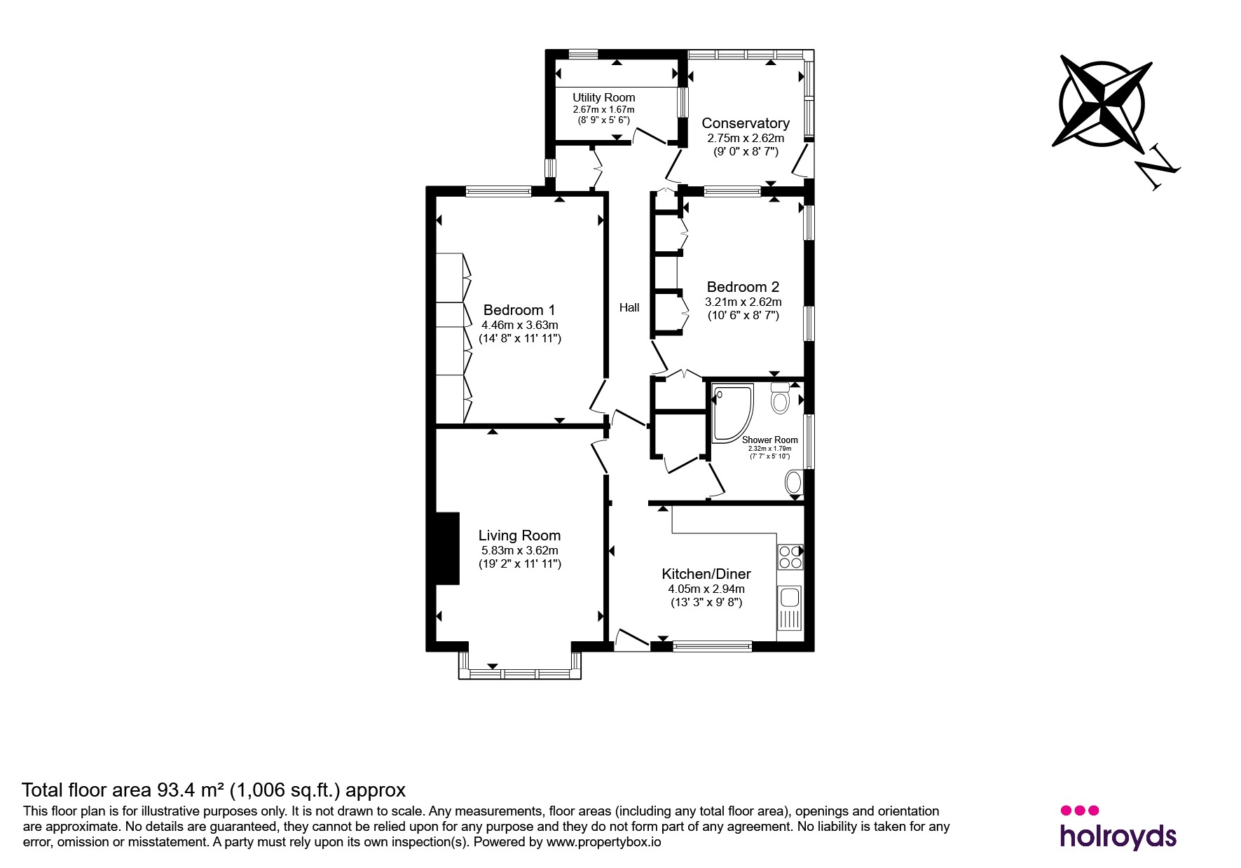 2, Angram Road, Keighley floorplan