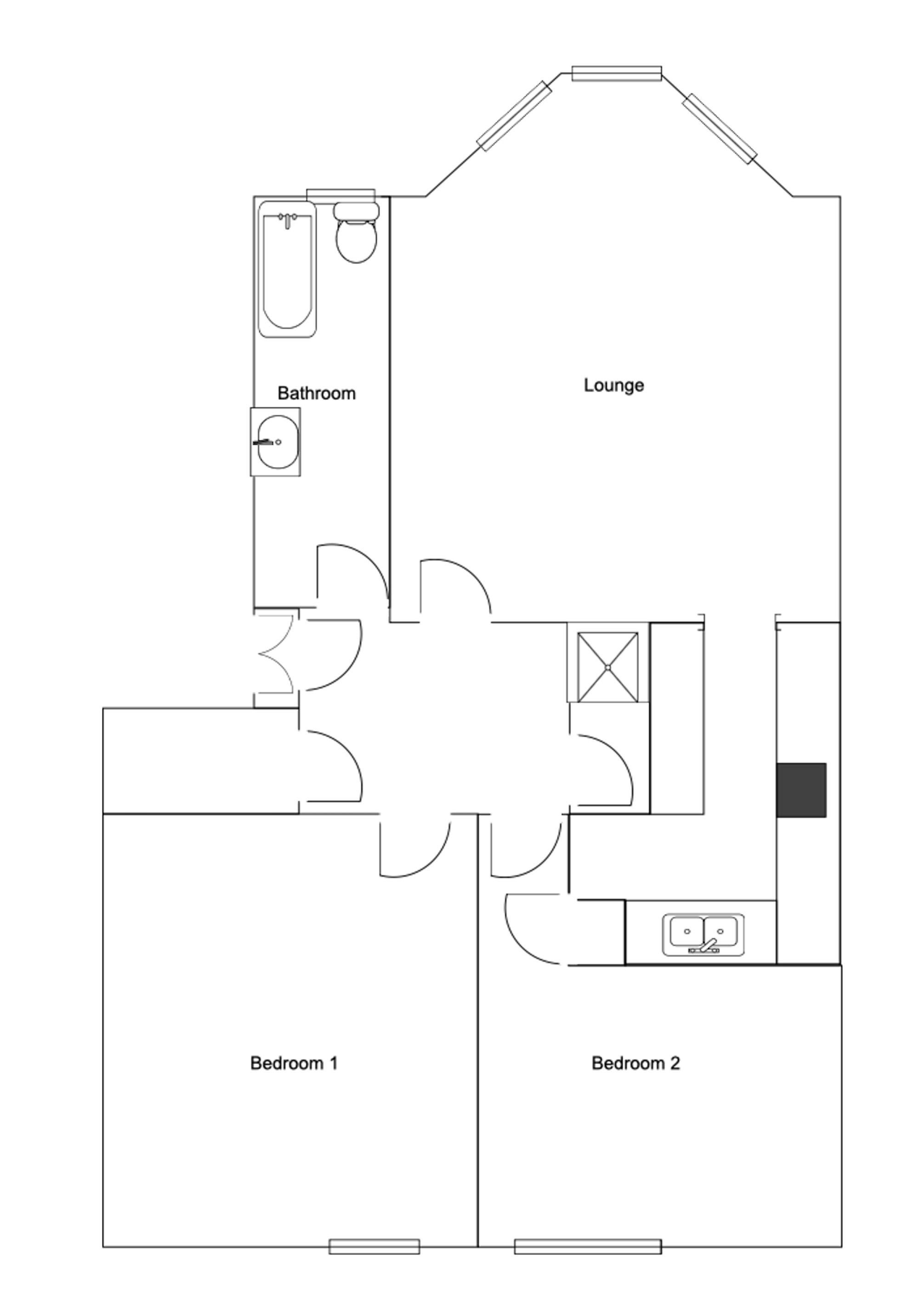 2/1 19 Binnie Street, Gourock floorplan