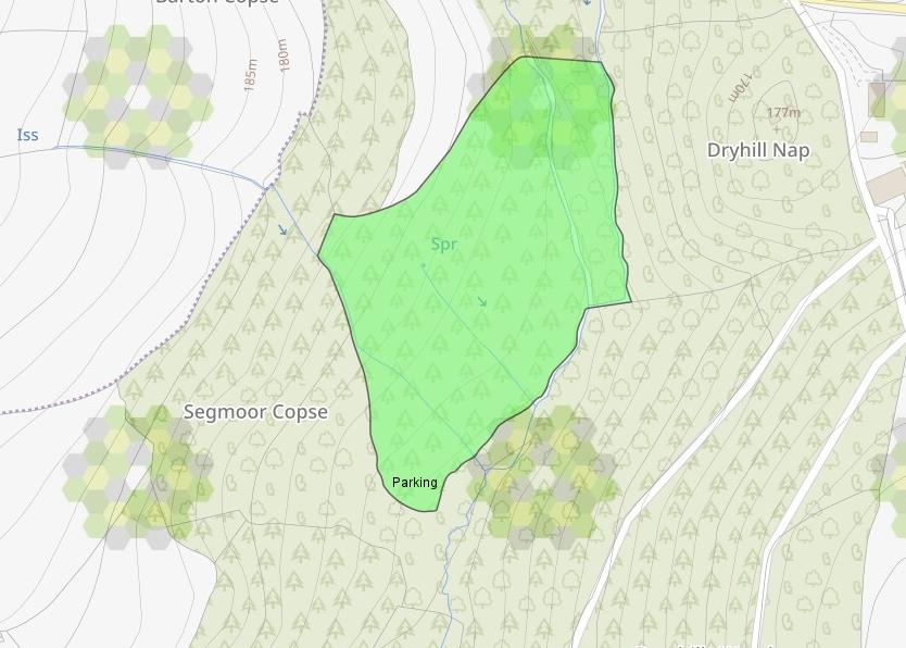 Loxbeare Wood, Road From Quoit-At-Cross To Hatherland Cross, Tiverton floorplan