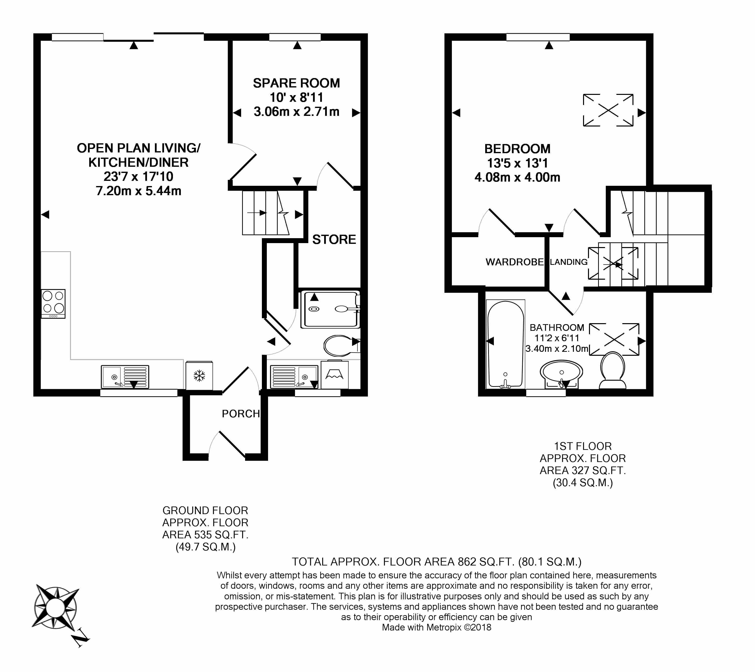 2 Bedrooms Detached house to rent in Grove Road, Fishponds, Bristol BS16