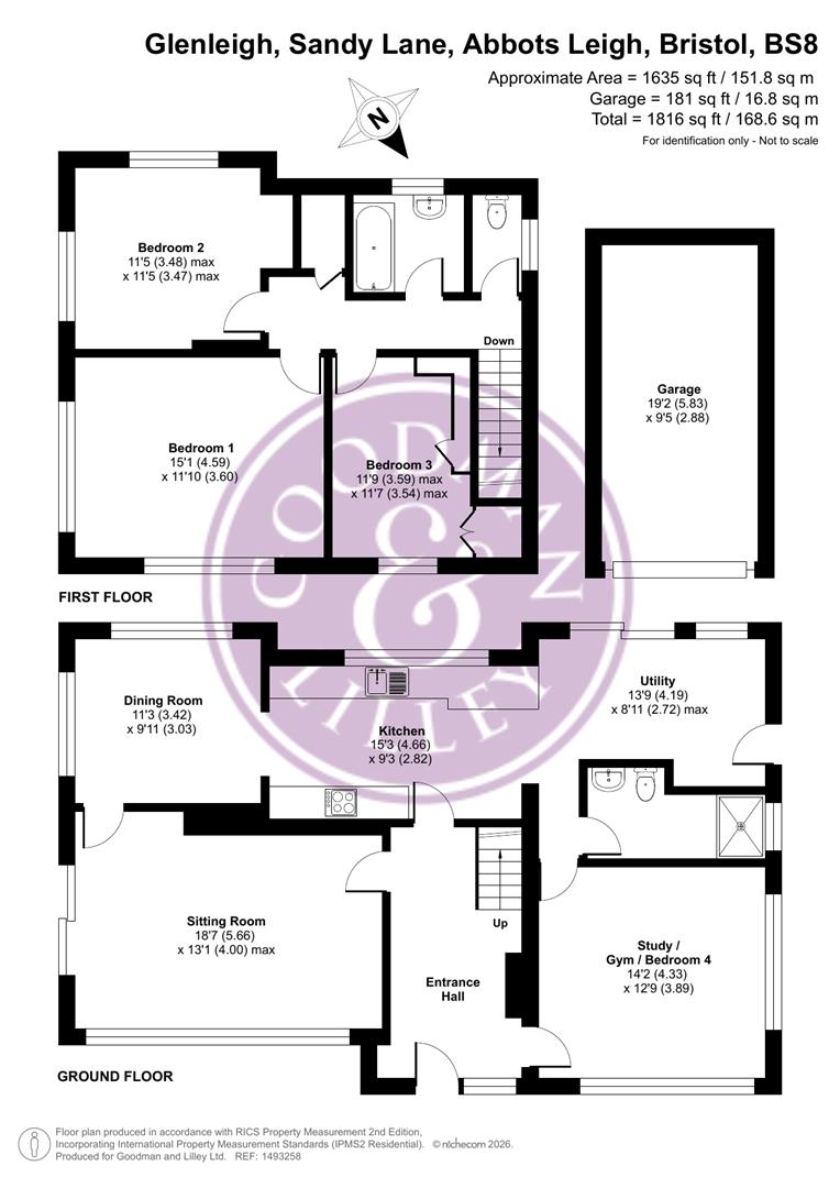 Glenleigh, Sandy Lane, Bristol floorplan