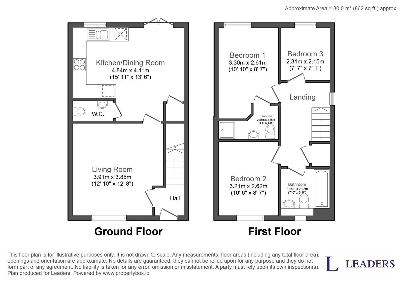 4, Hill Crest Road, Burton-on-Trent floorplan