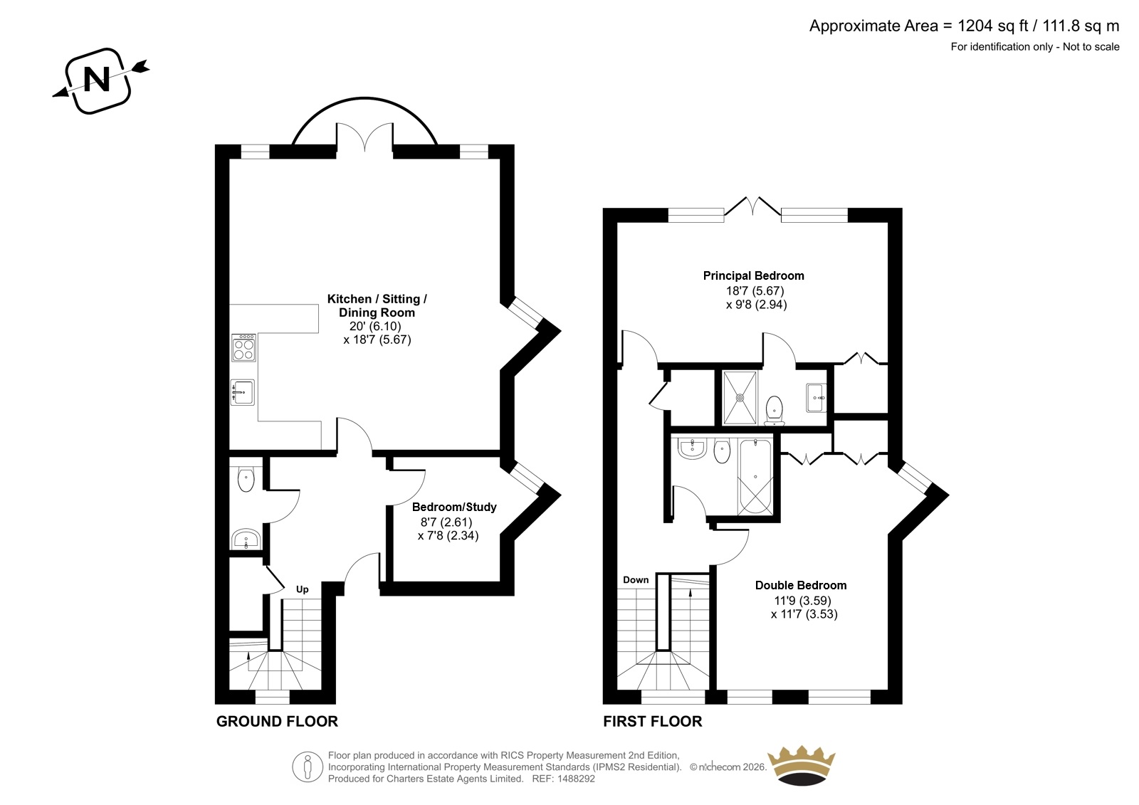 Apartment 7, Racquets,, Lankhills Road, Hampshire floorplan