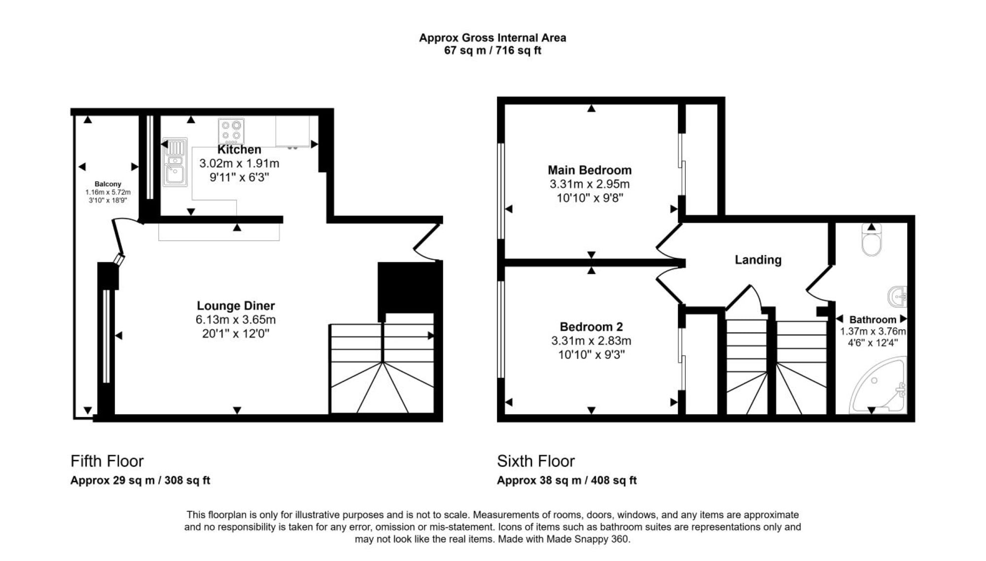 Flat 13 Campden Hill Towers, 112 Notting Hill Gate, London floorplan