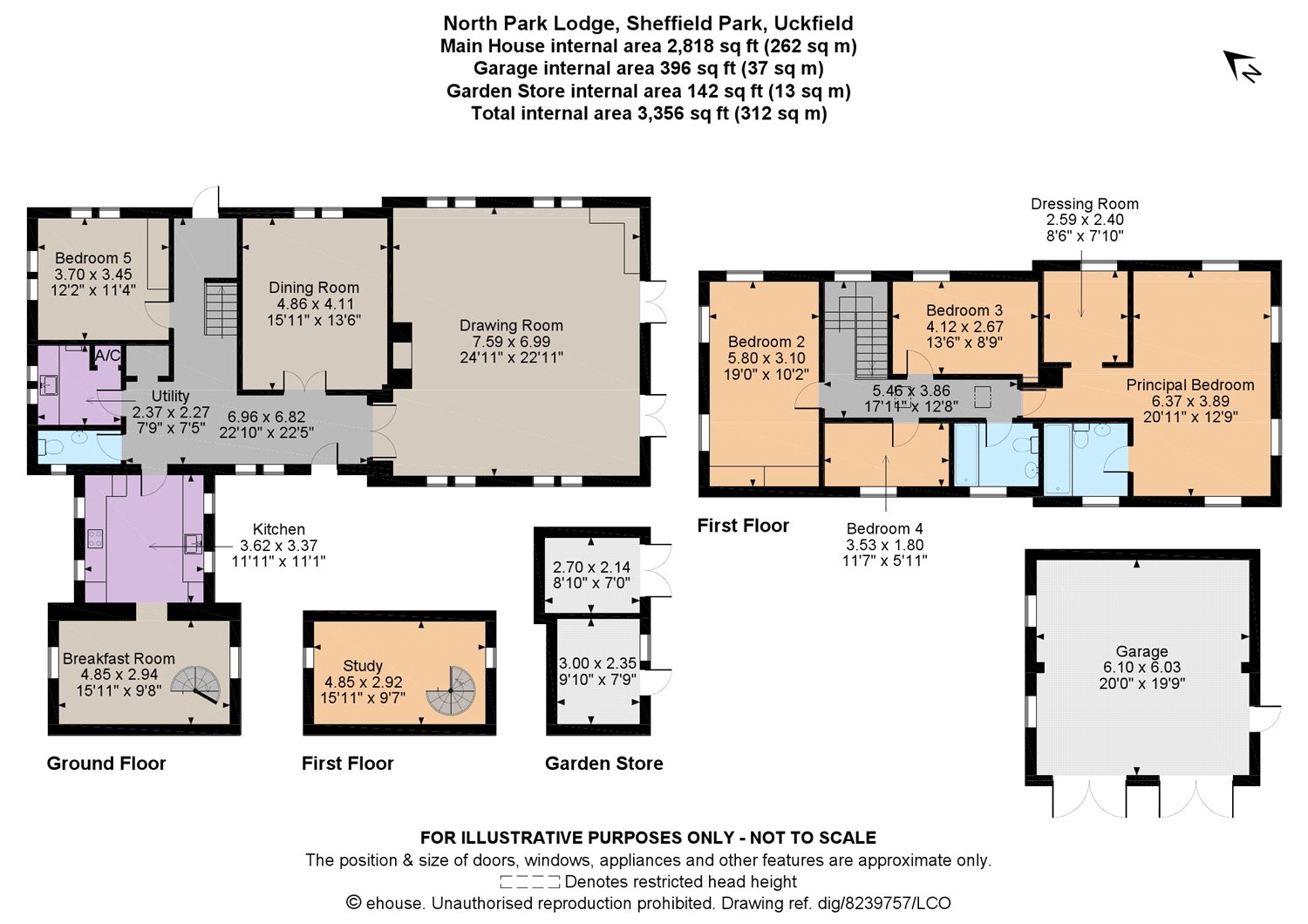 5 Bedrooms Detached house for sale in Sheffield Park, Nr Newick, East Sussex TN22