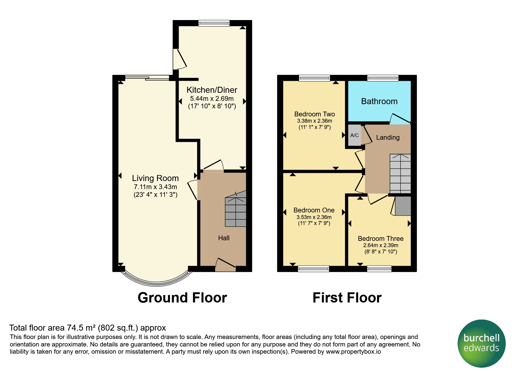122, Stornoway Road, Birmingham floorplan