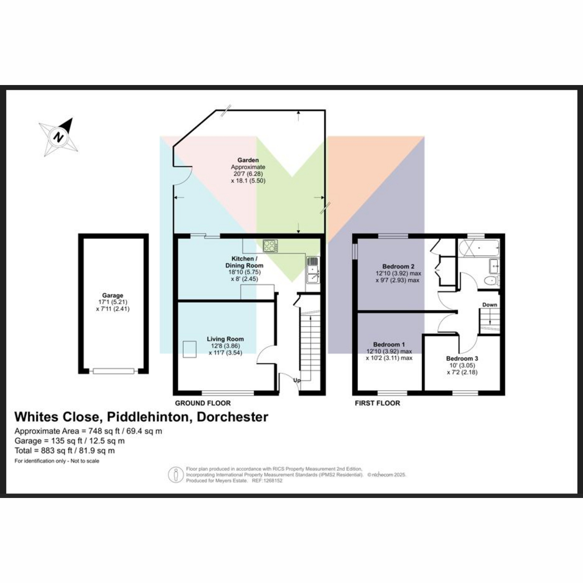3, Whites Close, Dorchester floorplan