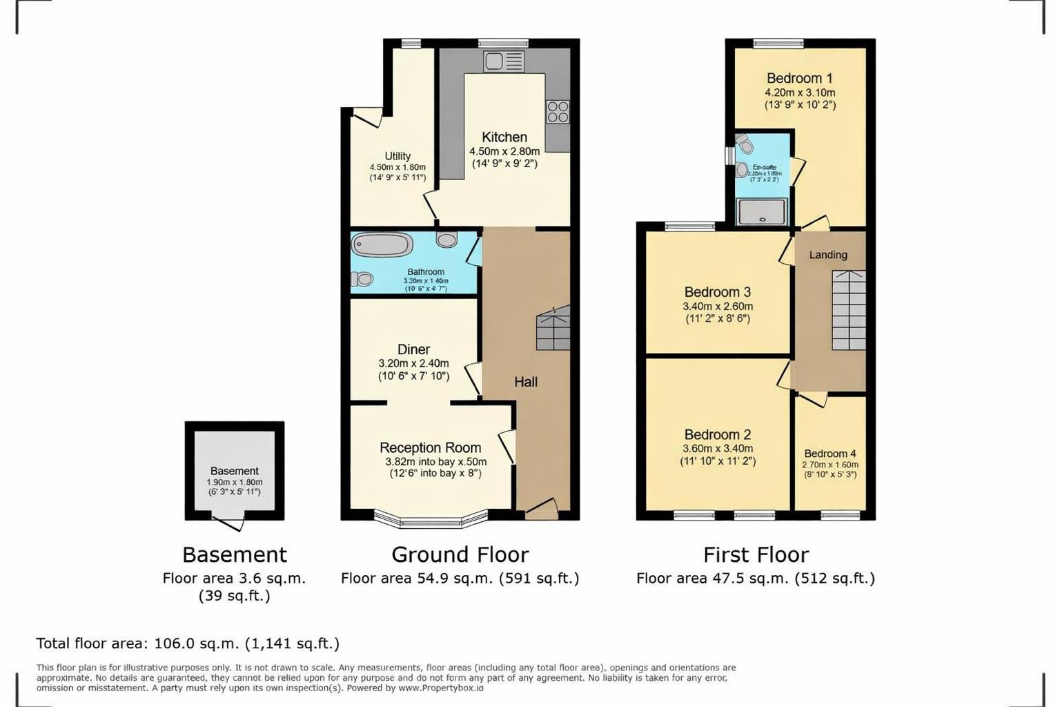 5, The Park, Treharris floorplan
