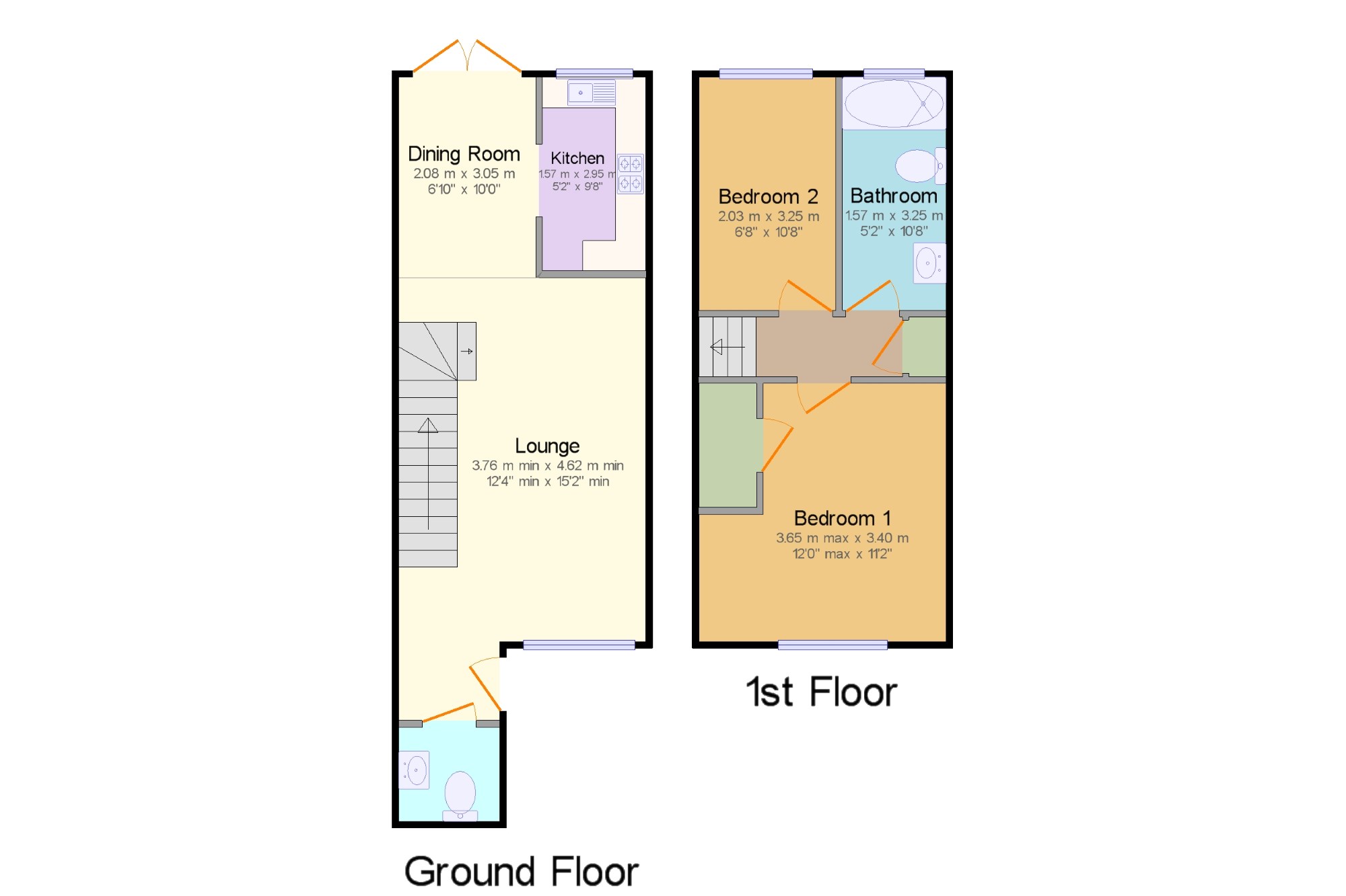 2 Bedrooms Terraced house for sale in Marsh Road, Burnham-On-Crouch CM0