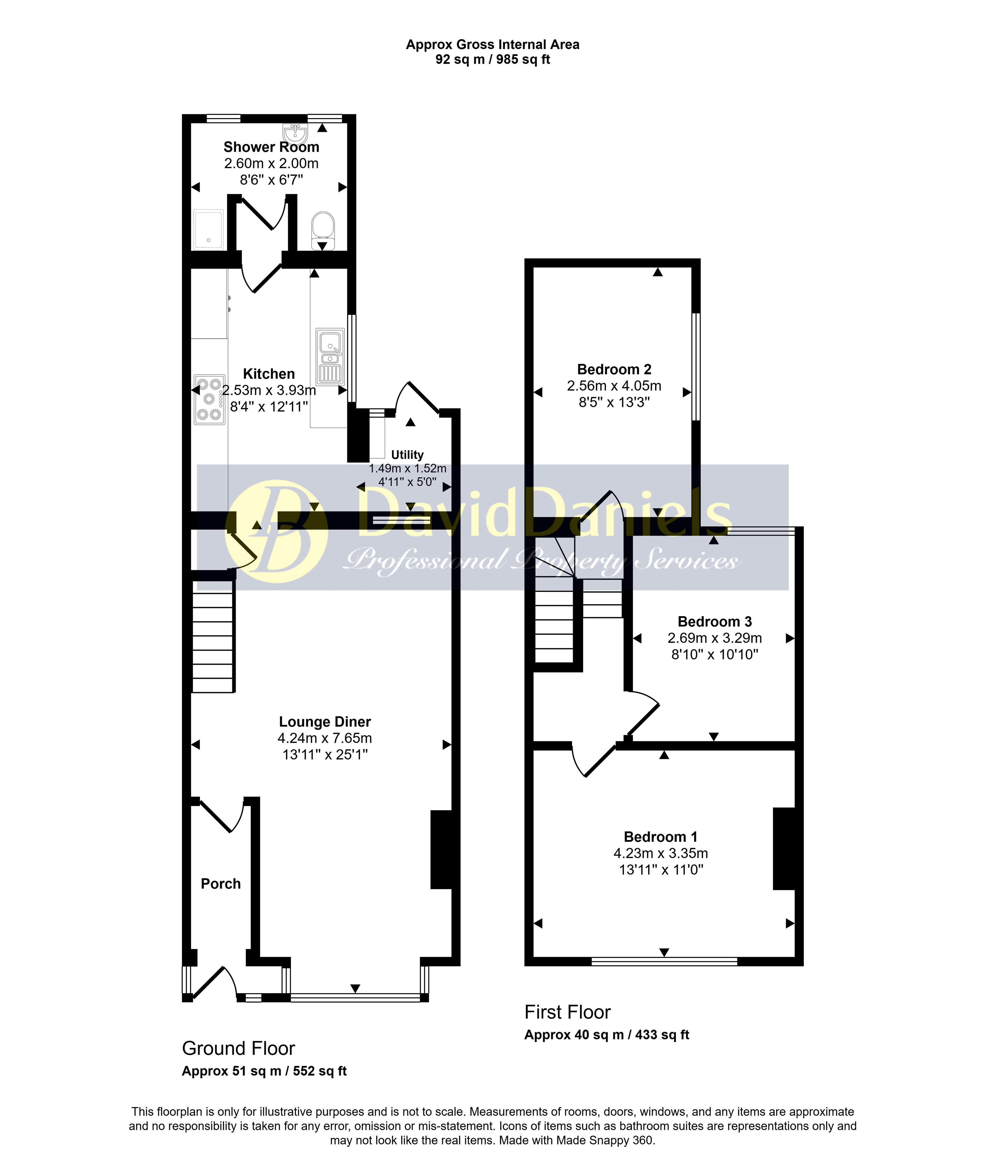 Harrow, Harrow Road, Leytonstone floorplan
