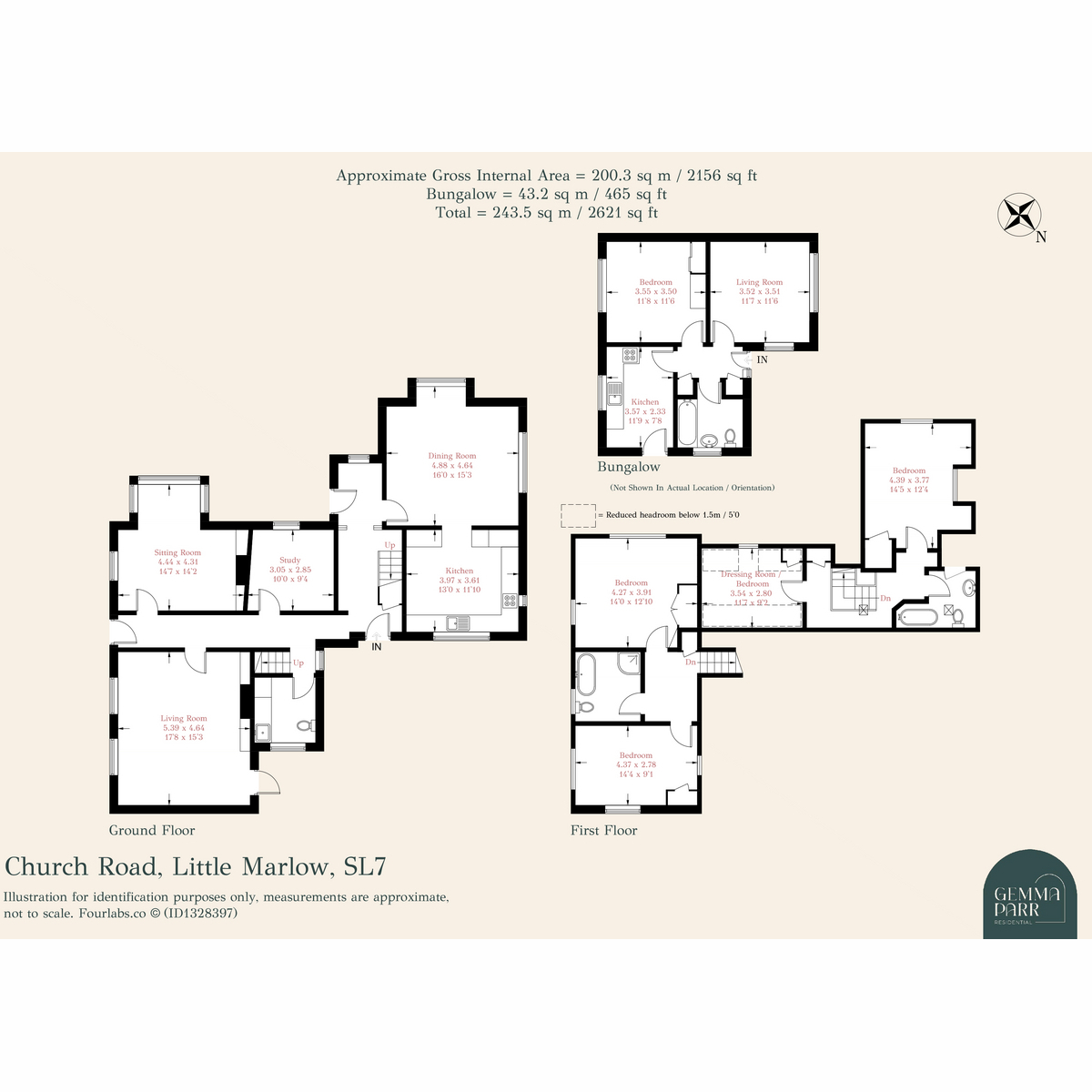 Summer Cottage, Church Road, Little Marlow floorplan