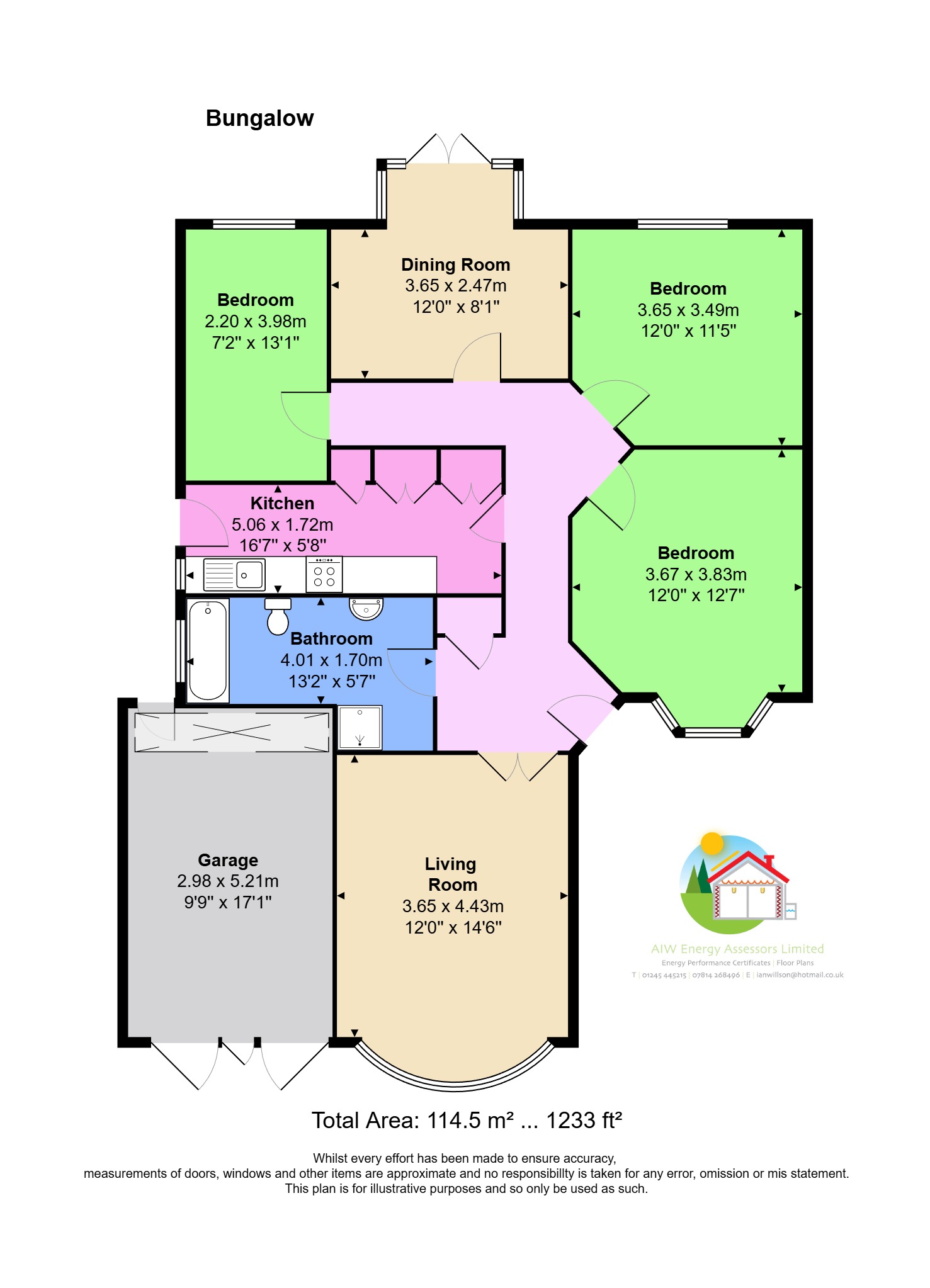 15, Acacia Drive, Upminster floorplan
