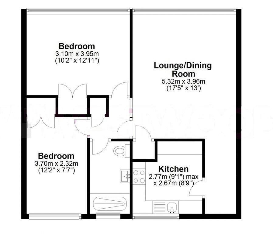 35 Barclay Court, Park View, Hoddesdon floorplan