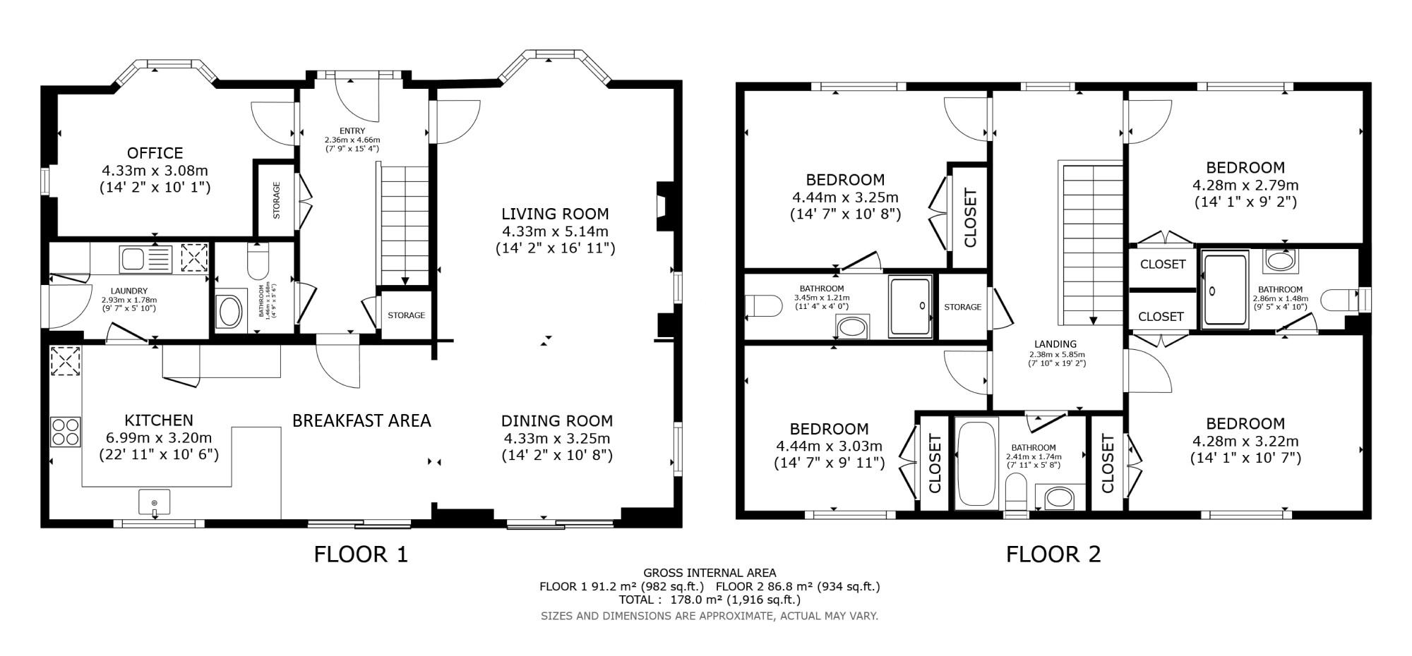9, Chequers Green, Ashford floorplan