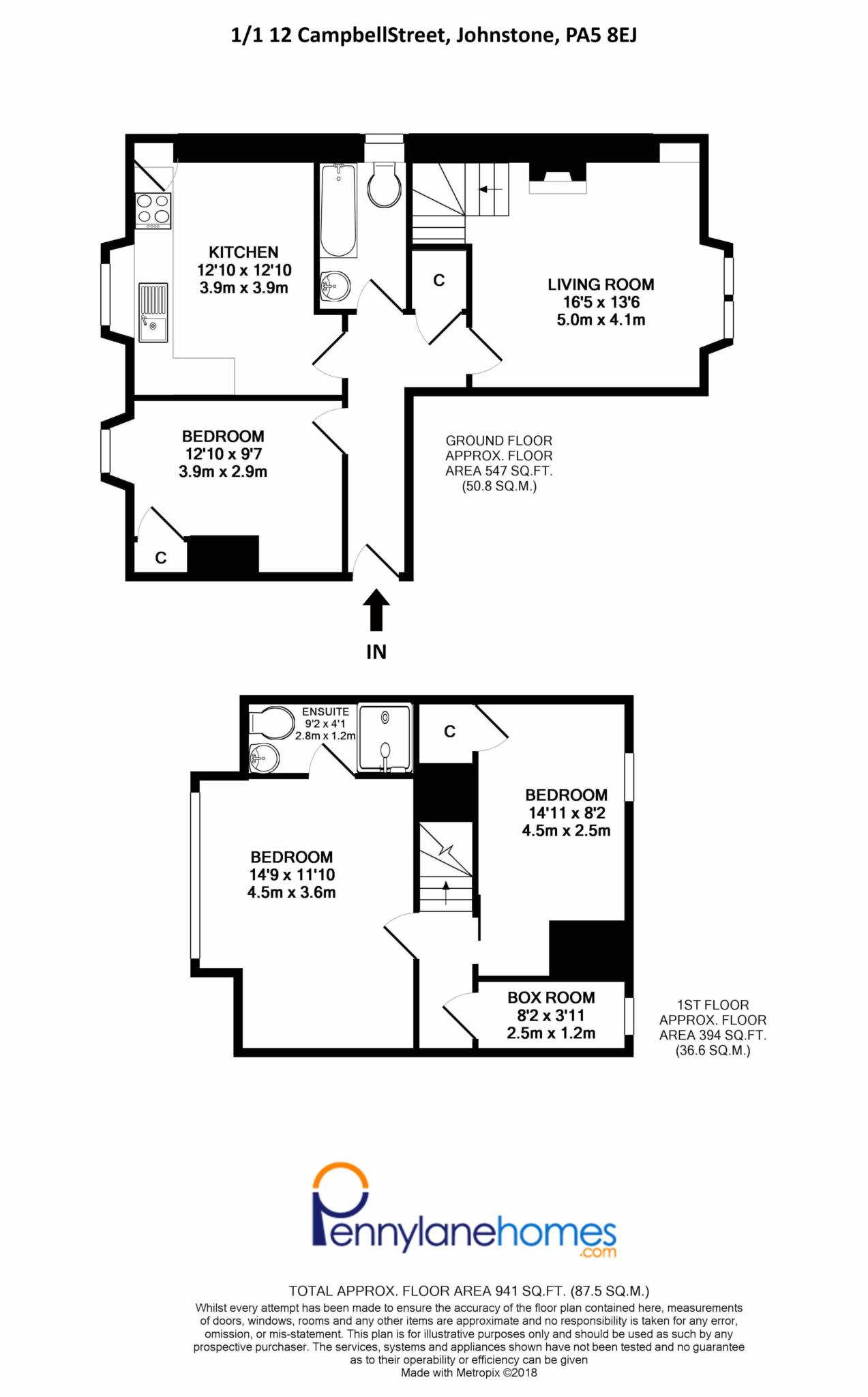 3 Bedrooms Maisonette for sale in Campbell Street, Johnstone PA5