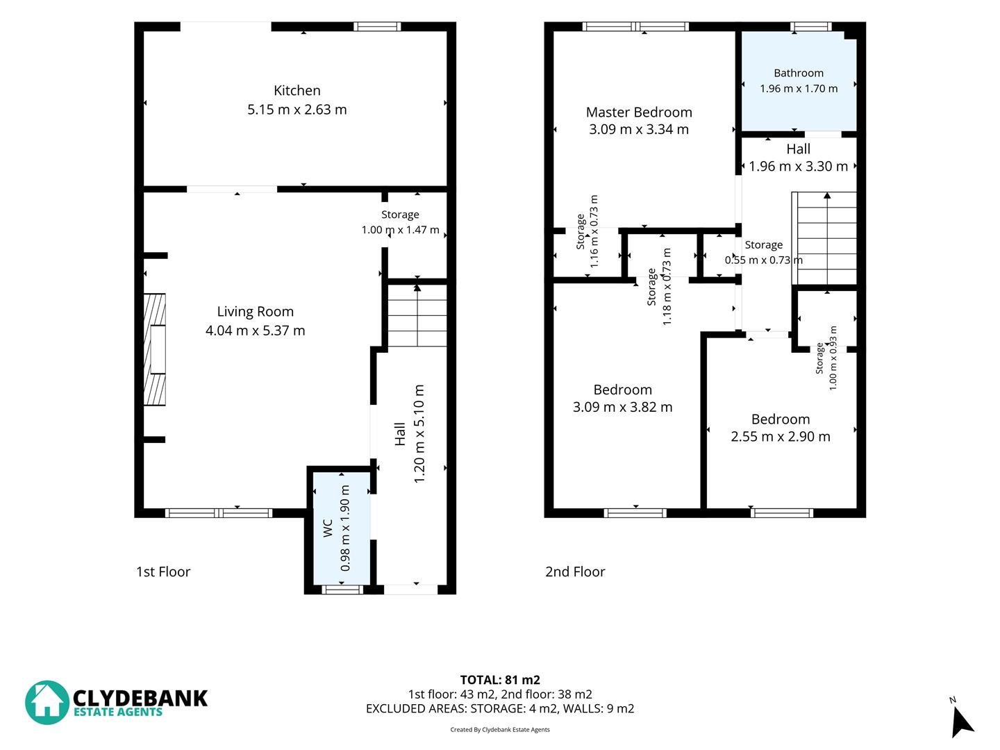 16, Anish Place, Glasgow floorplan