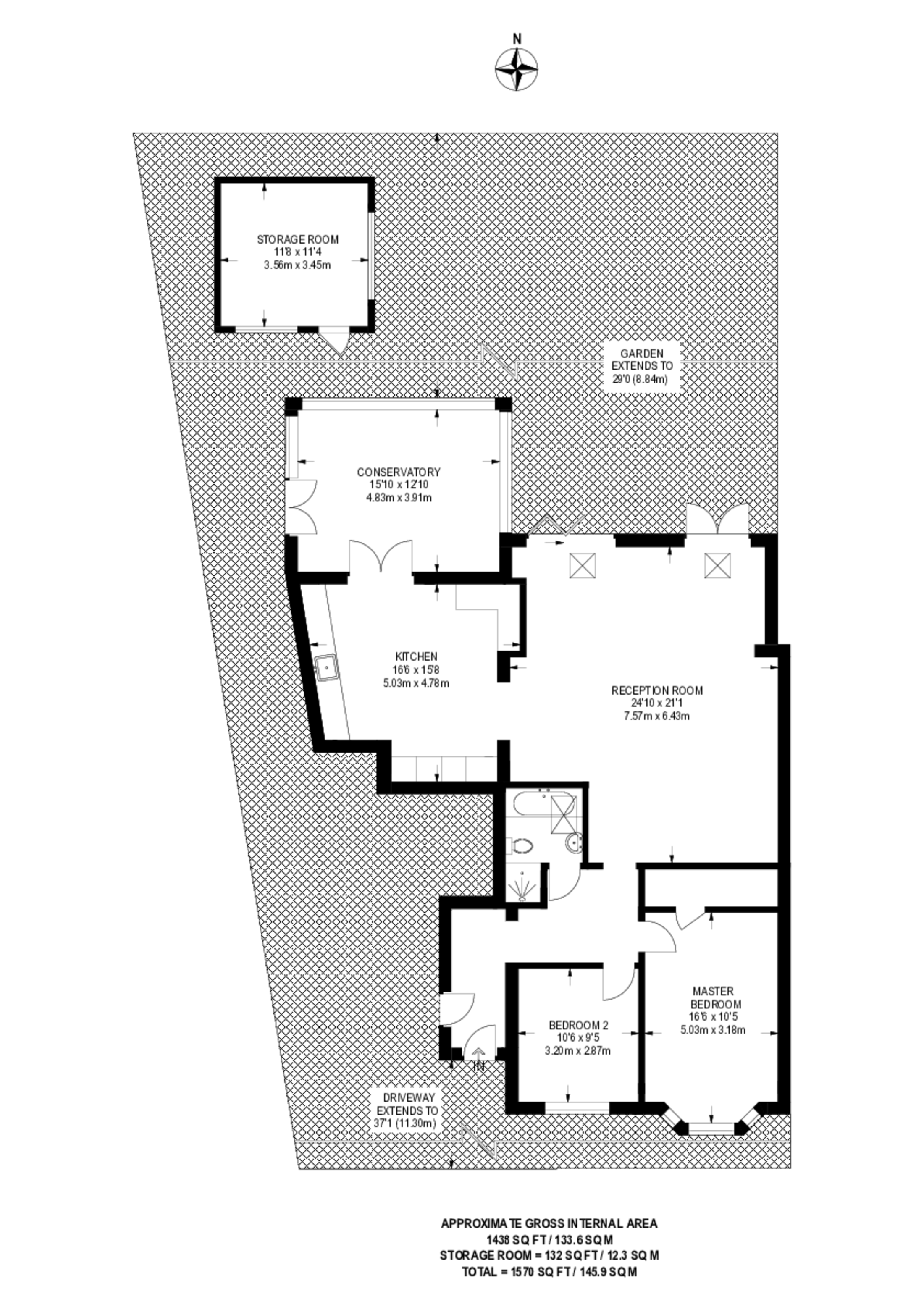 Tudor Close, Kingsbury floorplan