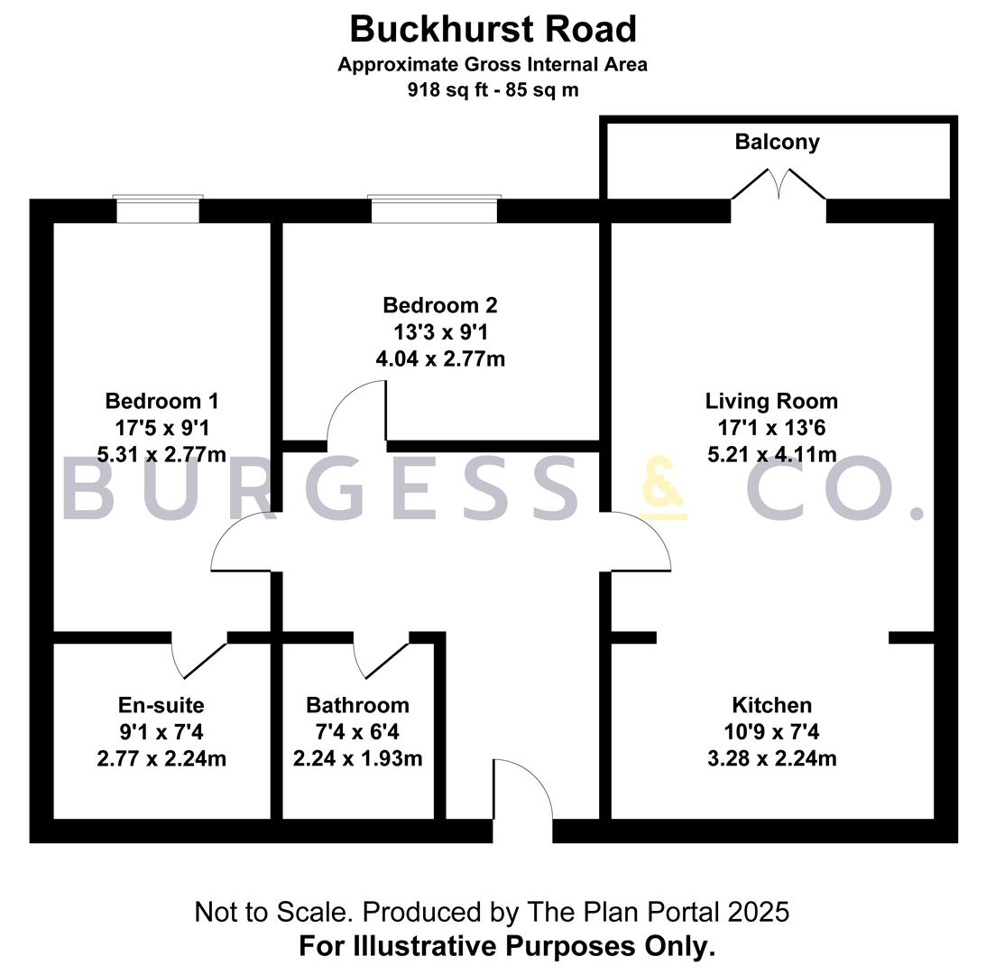 Flat 28 Compass House, Buckhurst Road, Bexhill on Sea floorplan