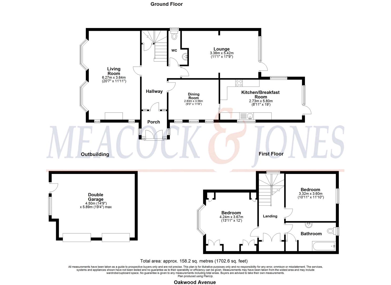 2, Oakwood Avenue, Brentwood floorplan