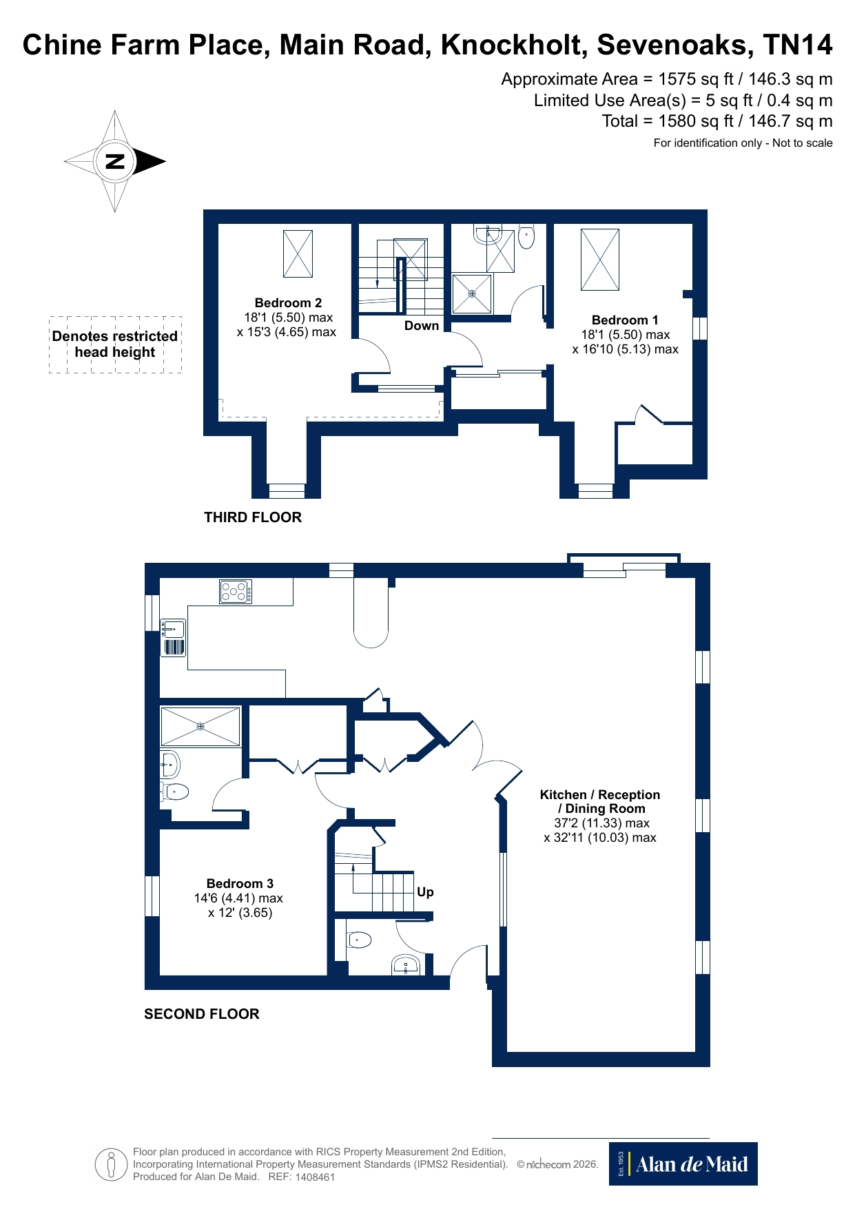 Flat 8,, Chine Farm Place, Knockholt floorplan