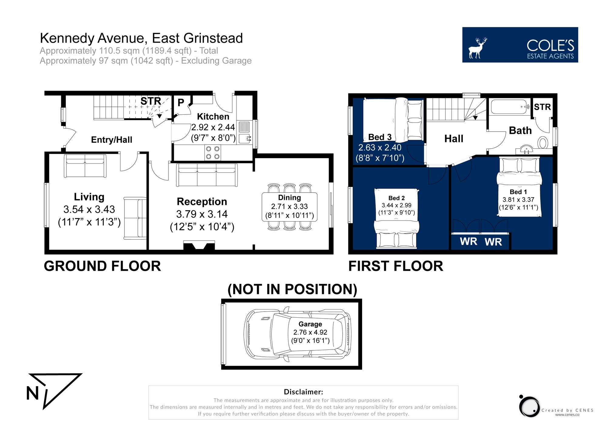 33 Kennedy Avenue, East Grinstead floorplan
