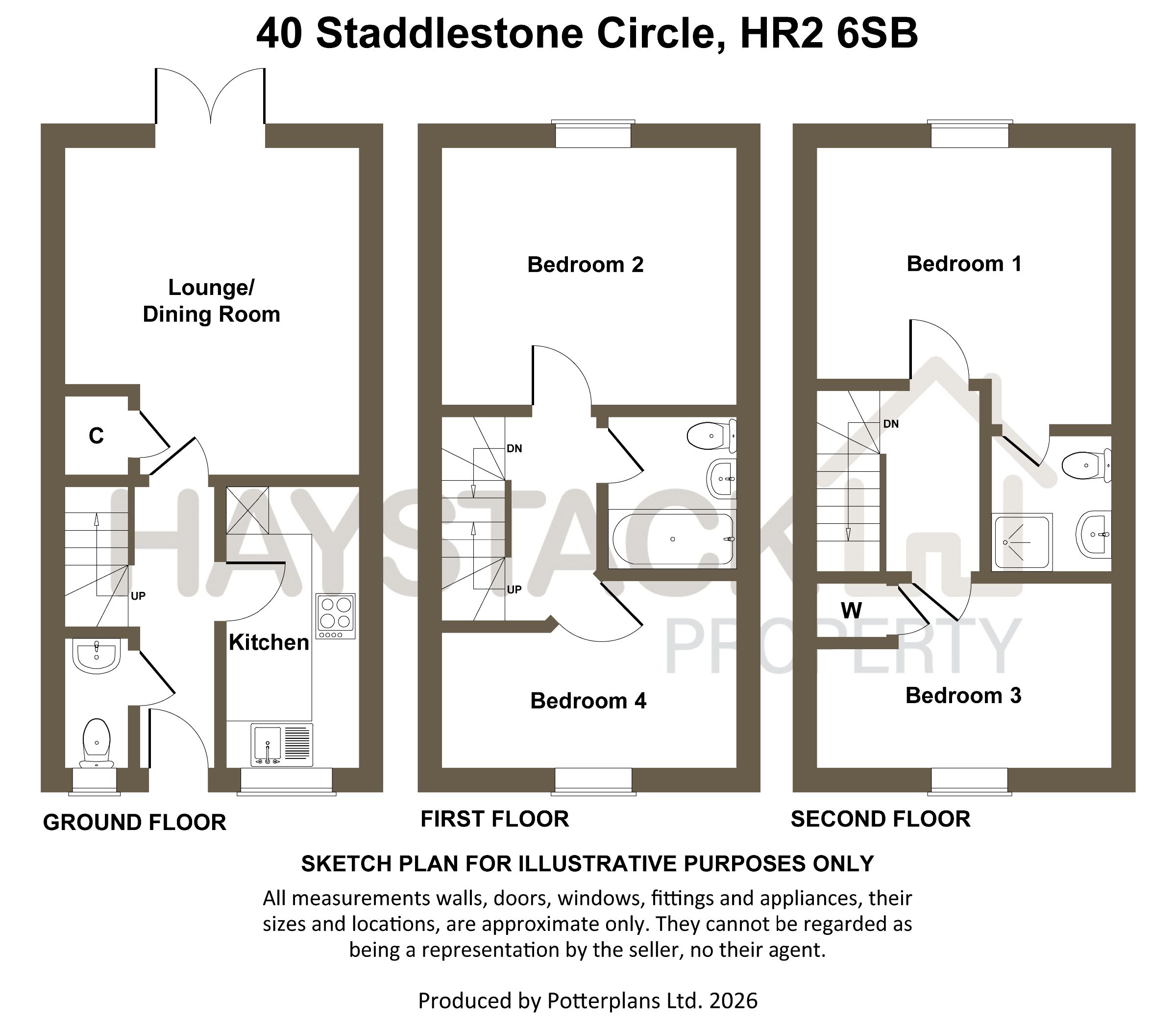 40 Staddlestone Circle, Hereford floorplan