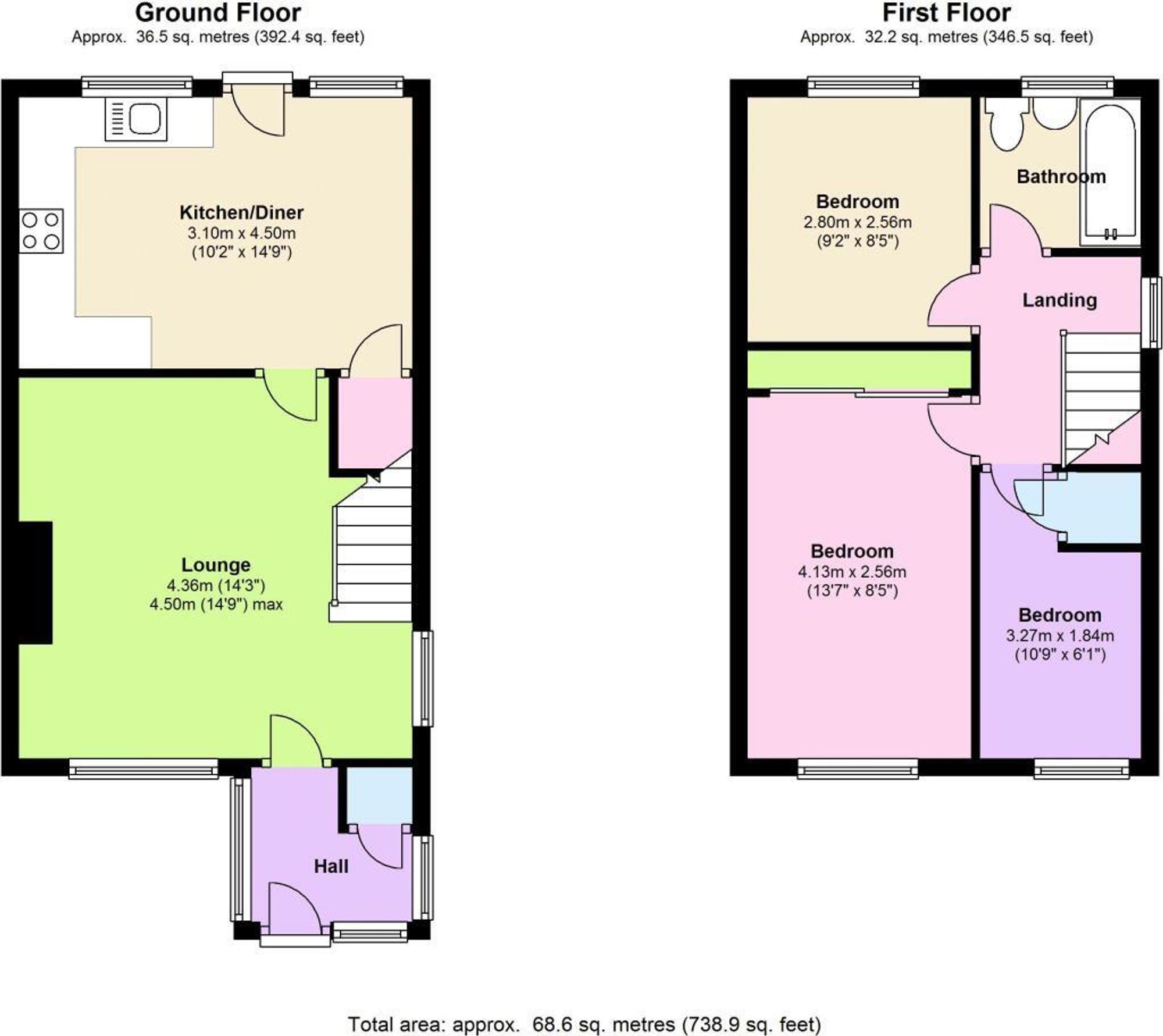 35 Shakespeare Way, Telford floorplan