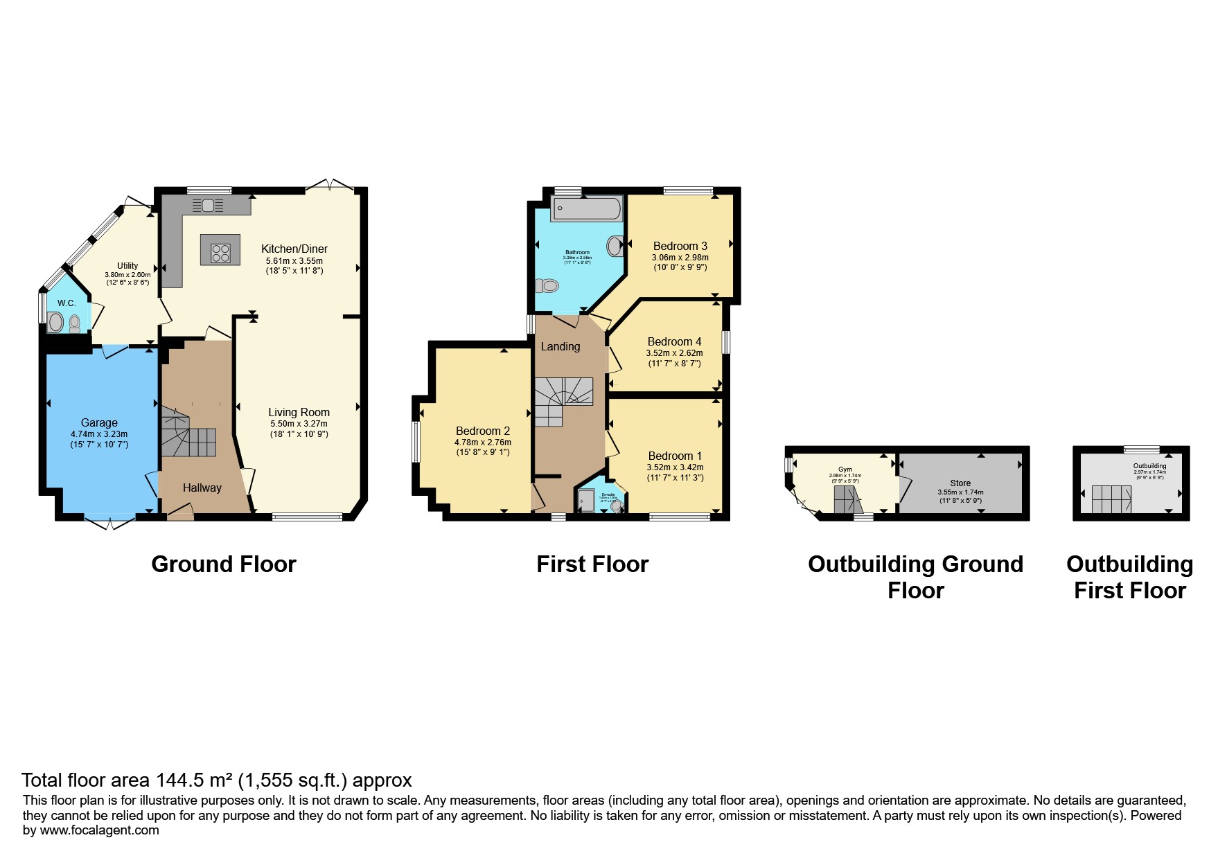 Lakin Drive, Barry floorplan