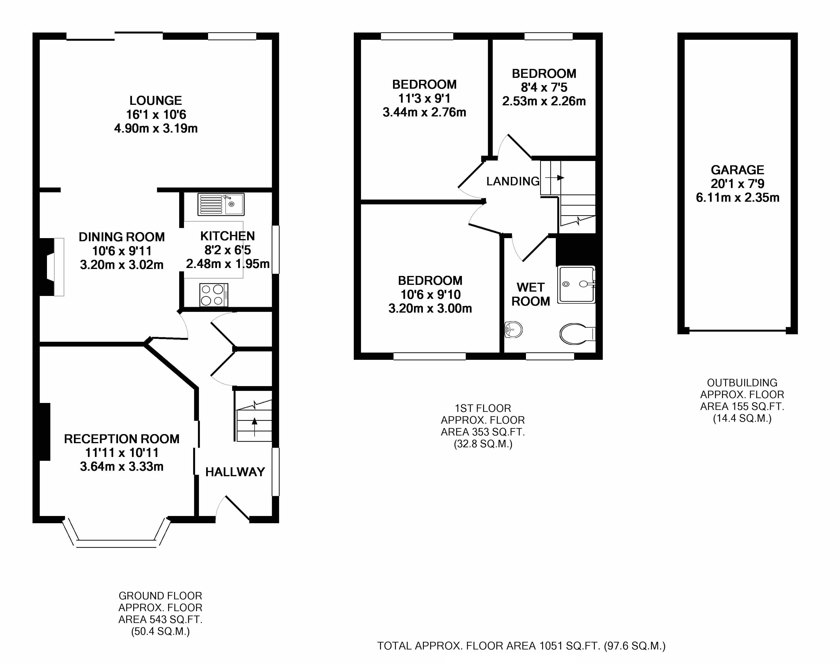 3 Bedrooms Semi-detached house for sale in Tonbridge Road, Maidstone ME16