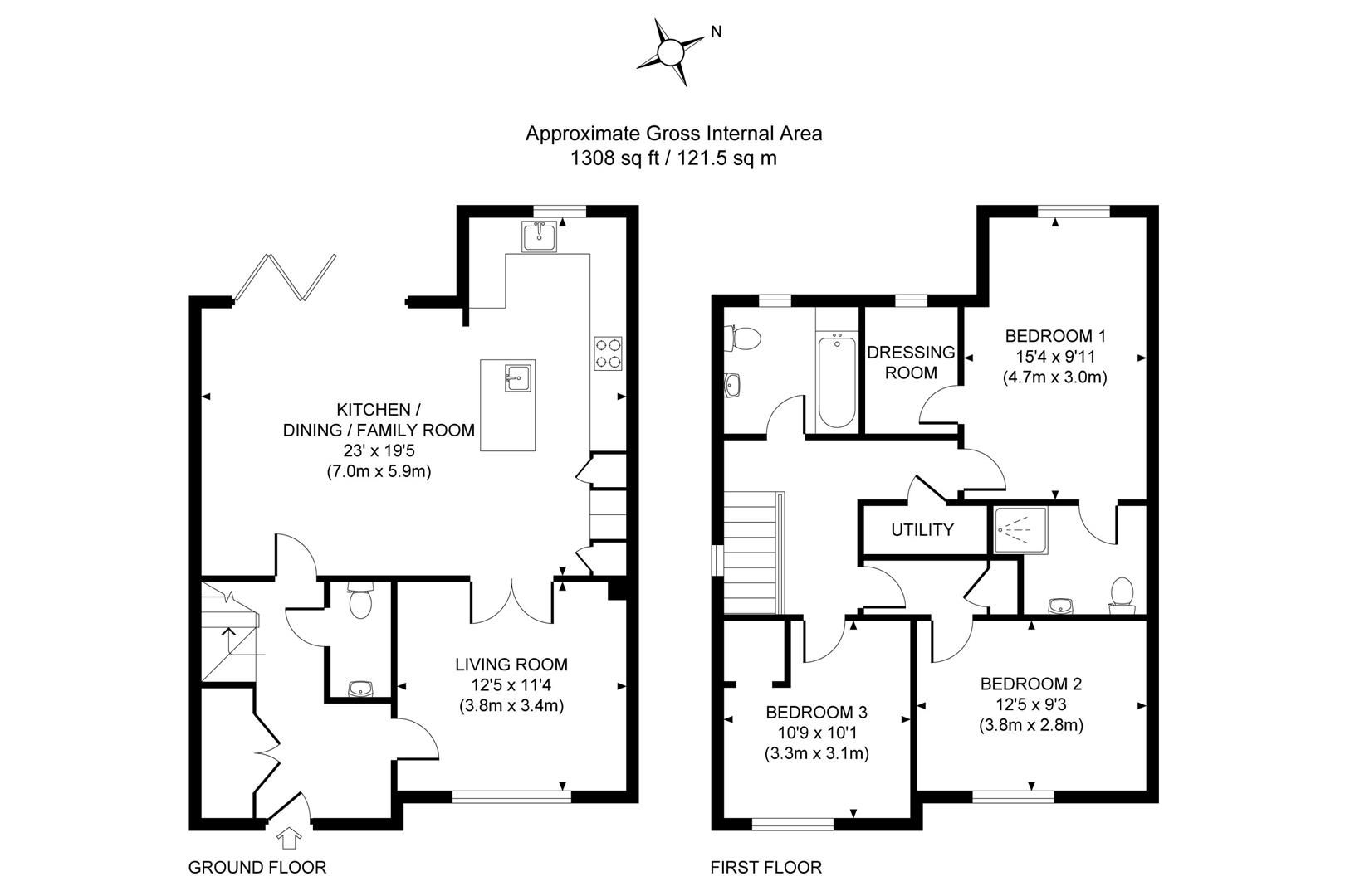 3 Bedrooms Semi-detached house for sale in Woodside, West Horsley, Leatherhead KT24