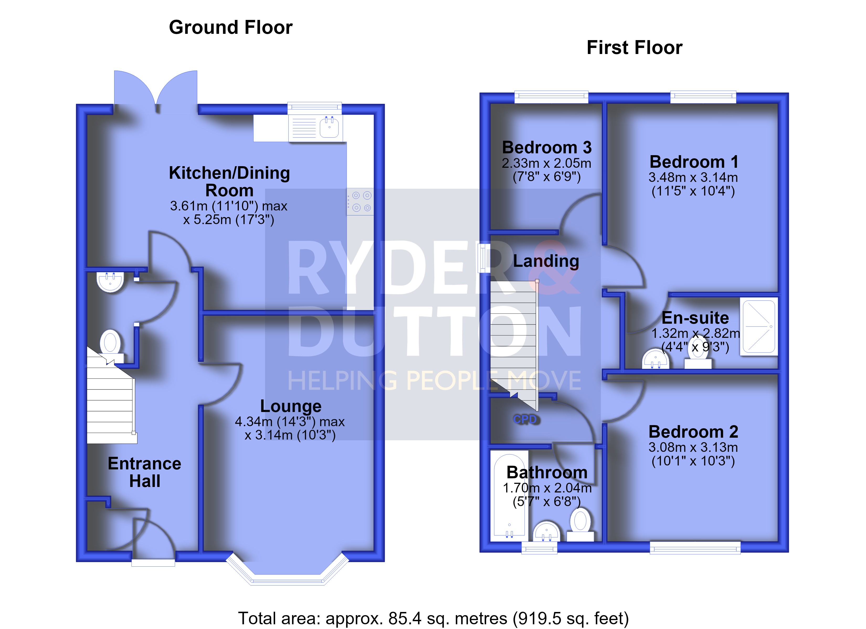12, High Vale Close, Greater Manchester floorplan