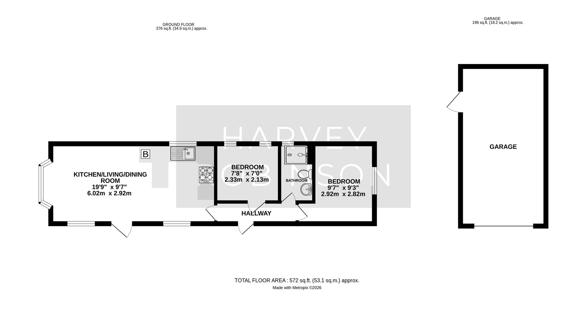 7 Long Close Station Road, Henlow floorplan