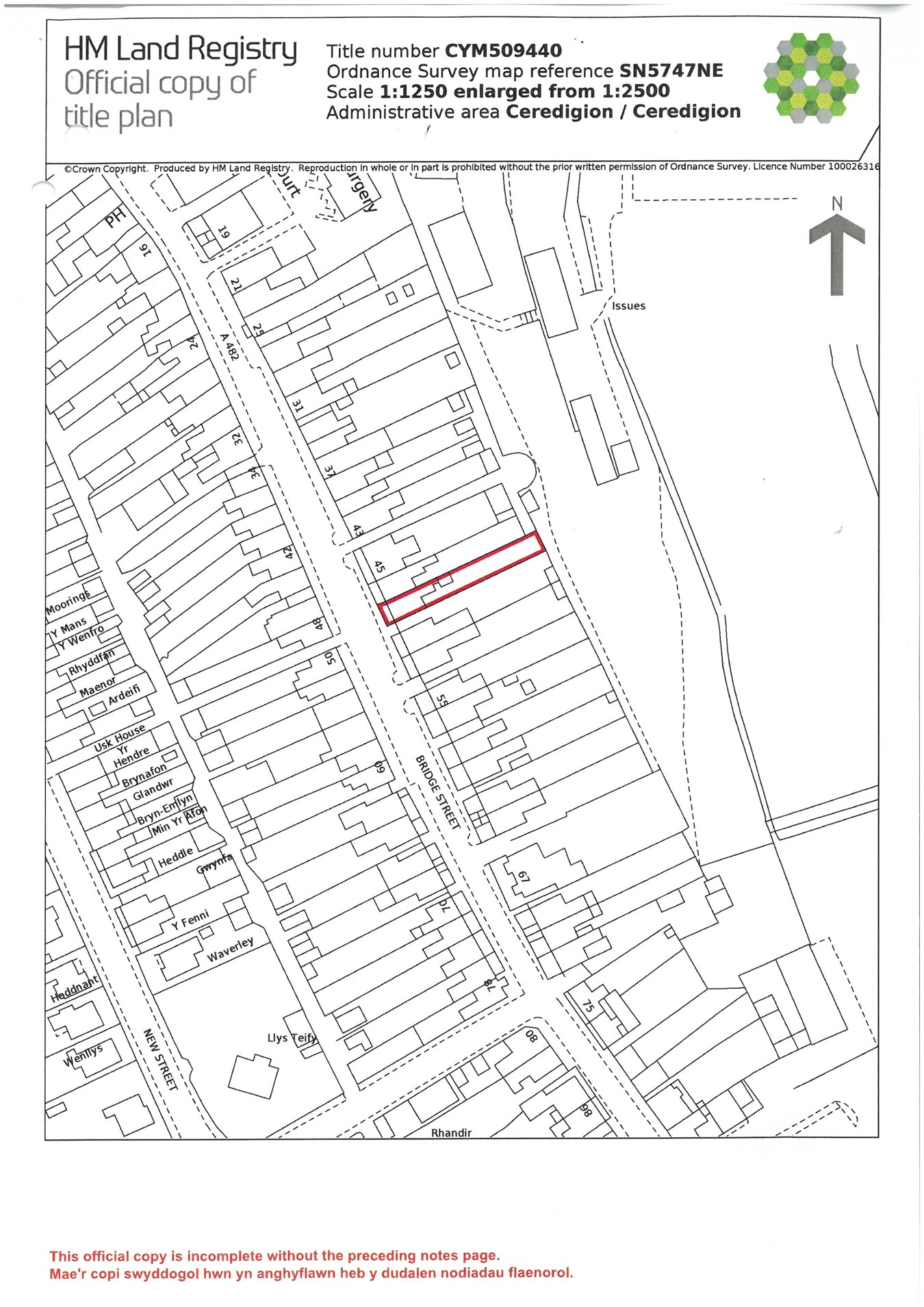 Bridge Street, Lampeter SA48, 3 bedroom semidetached house for sale