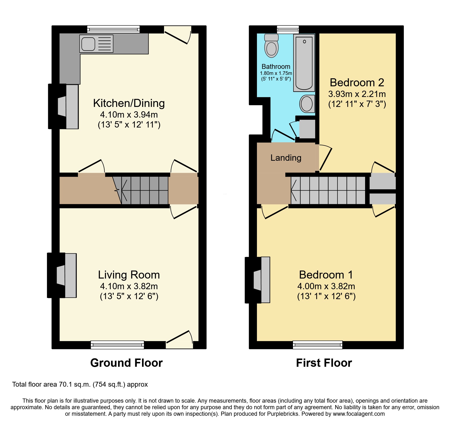 6, Pontefract Terrace, Hemsworth, Pontefract floorplan