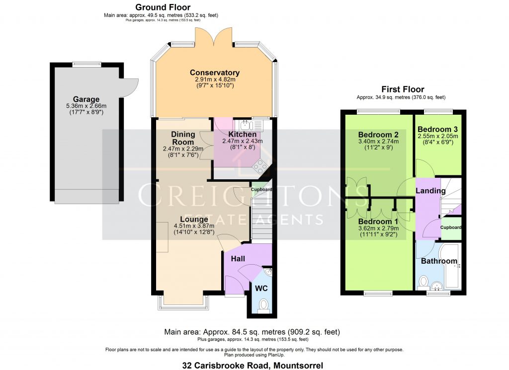 36, Carisbrooke Road, Loughborough floorplan